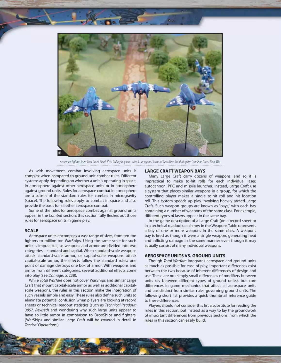 Aerospace Units
Scale
Large Craft Weapon Bays
Aerospace Units vs. Ground Units