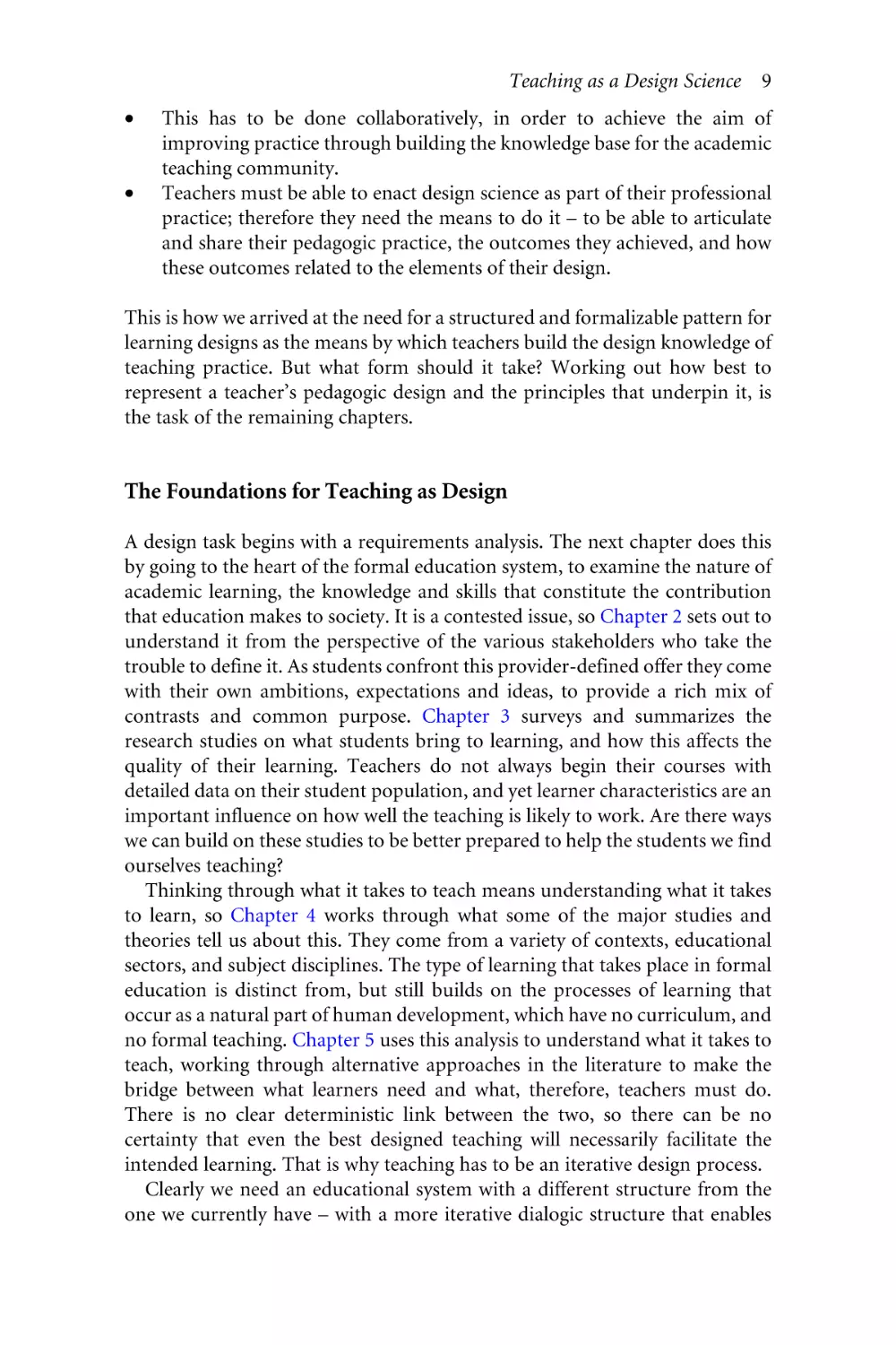 The Foundations for Teaching as Design