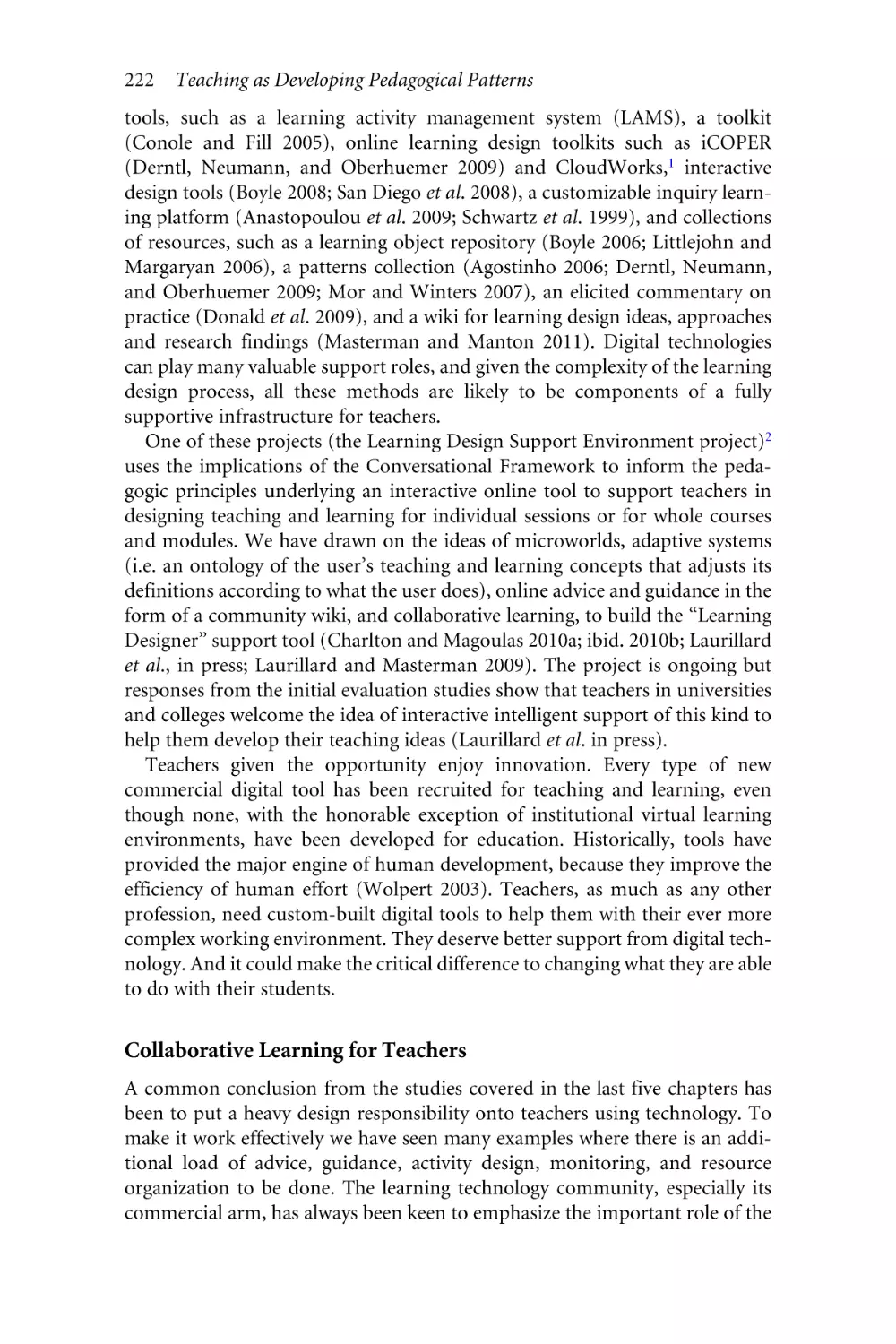 Collaborative Learning for Teachers