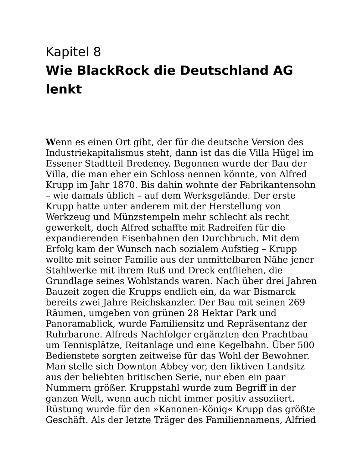 Kapitel 8 Wie BlackRock die Deutschland AG lenkt