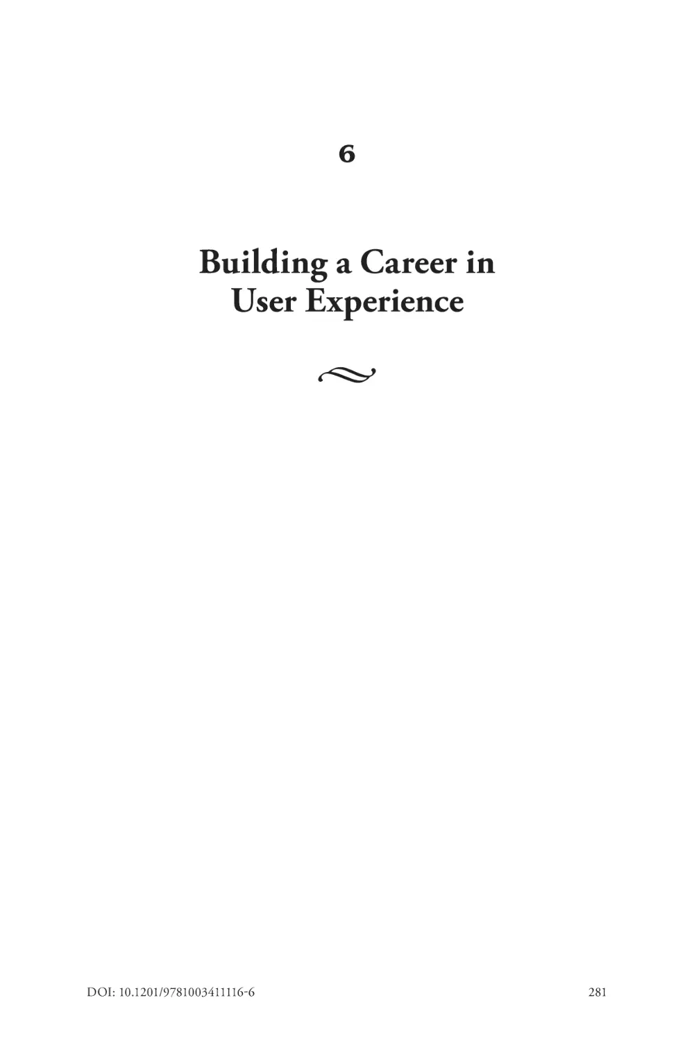 6 Building a Career in User Experience