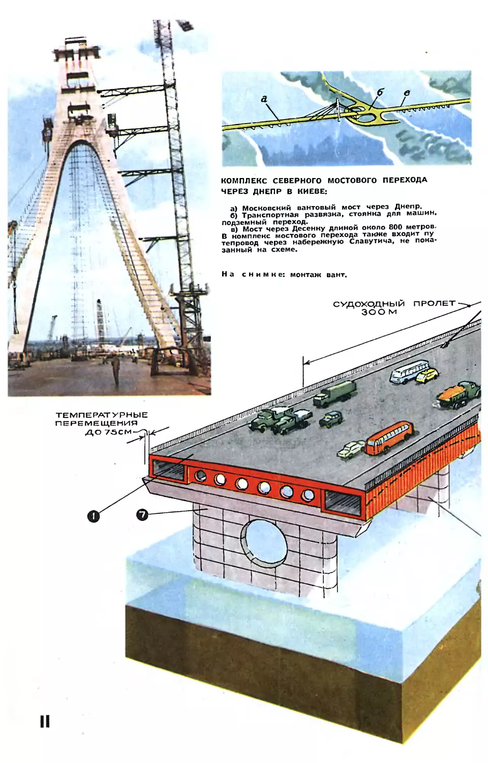 Рис. М. Аверьянова — Киевский вантовый мост.