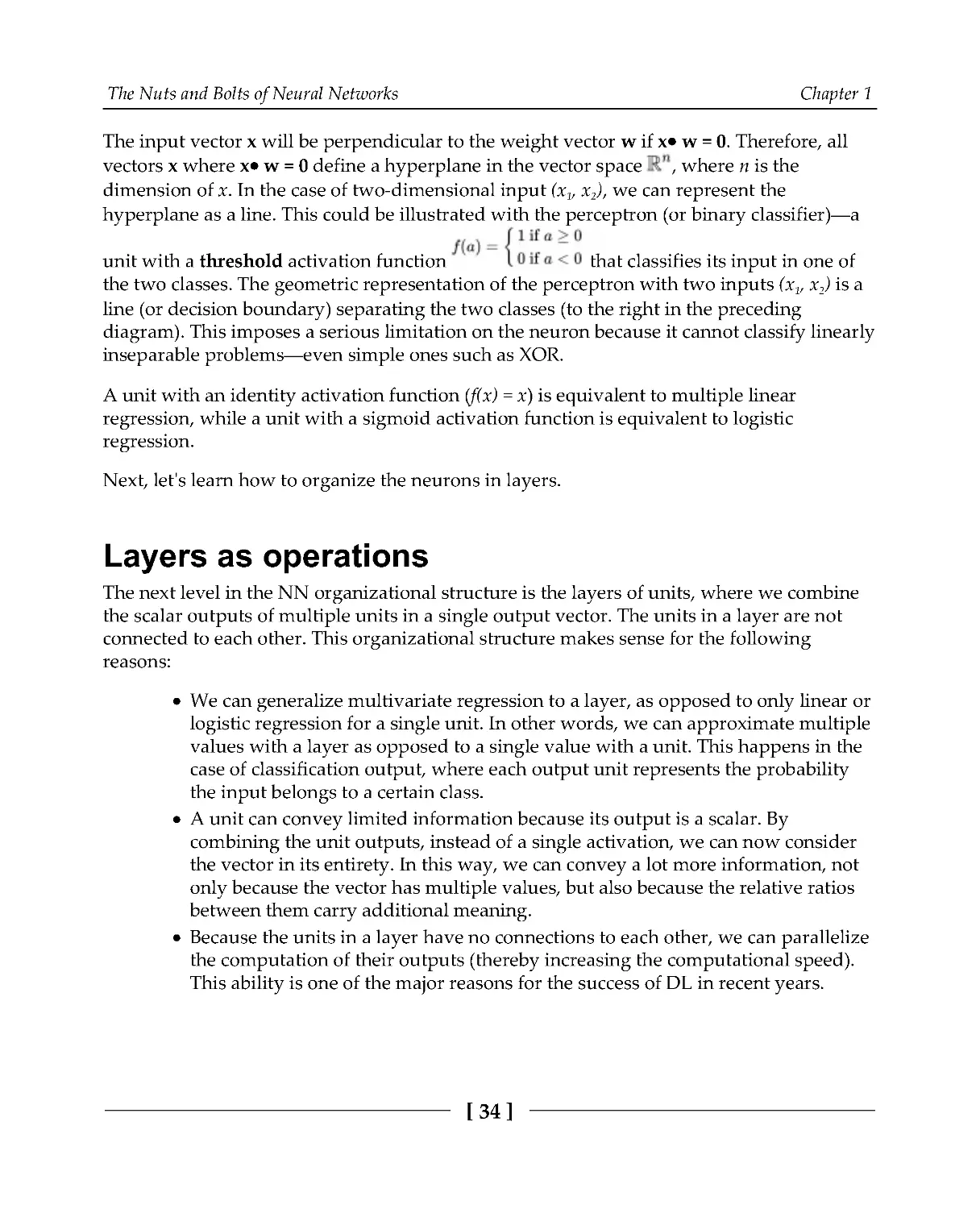 Layers as operations
