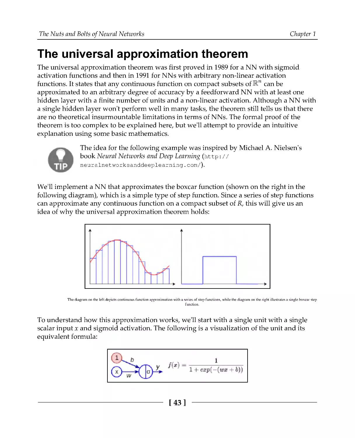 The universal approximation theorem
