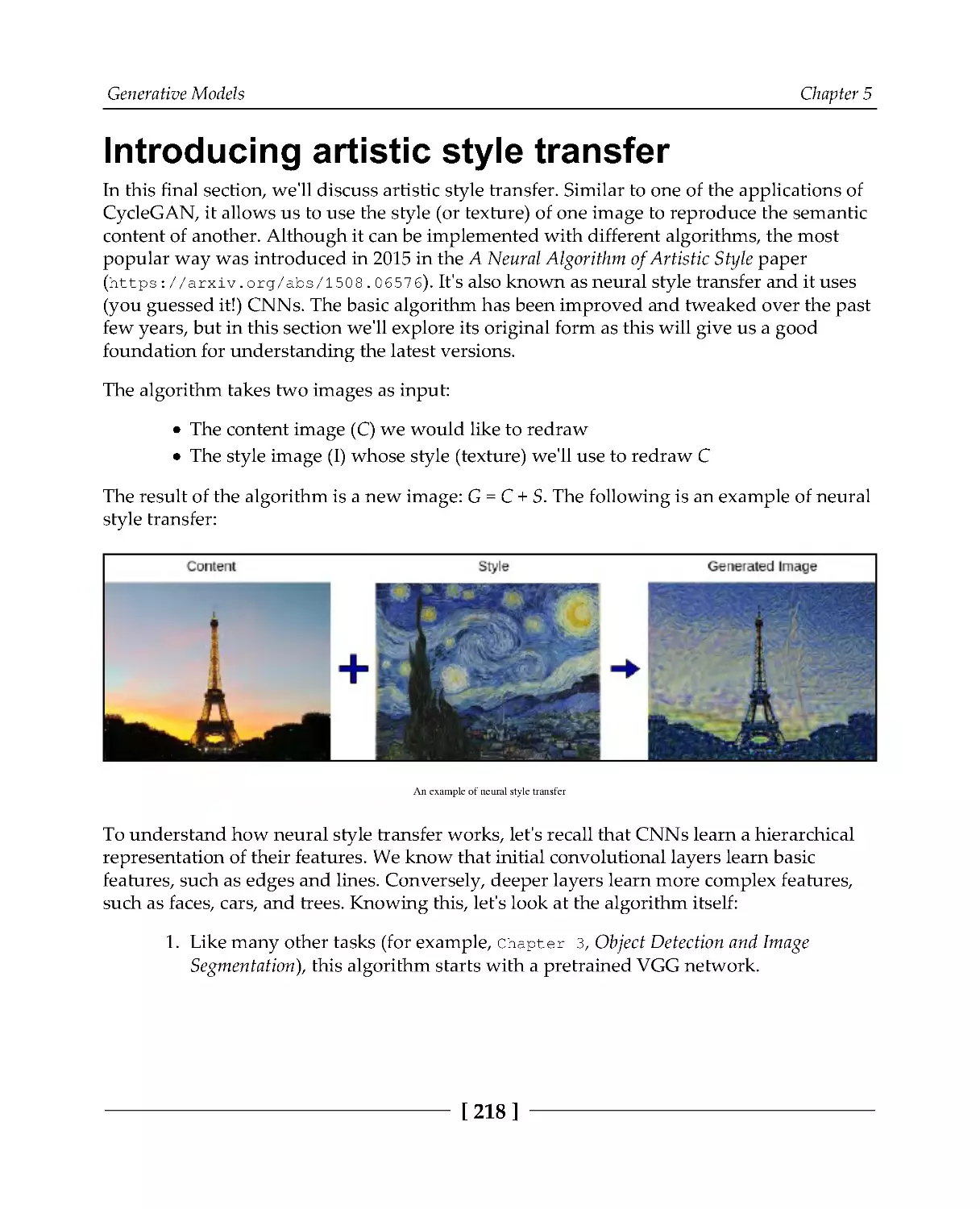 Introducing artistic style transfer
