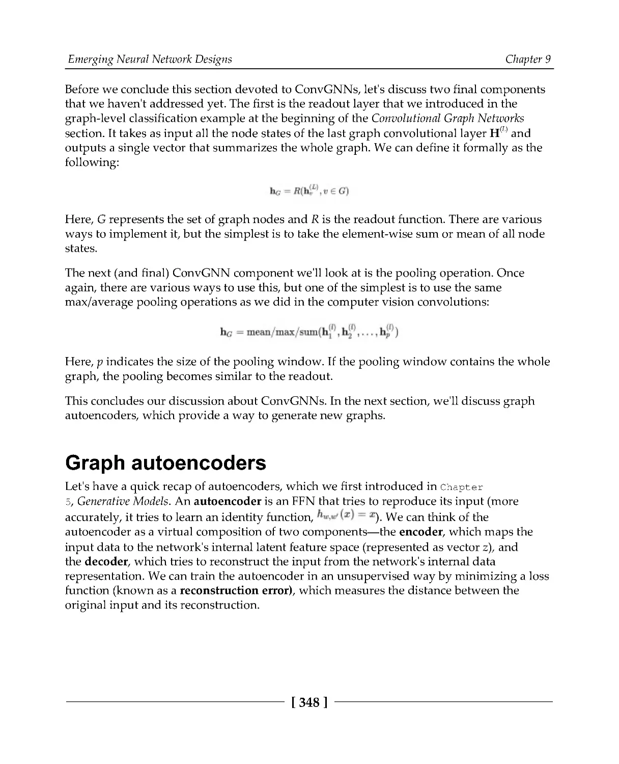 Graph autoencoders
