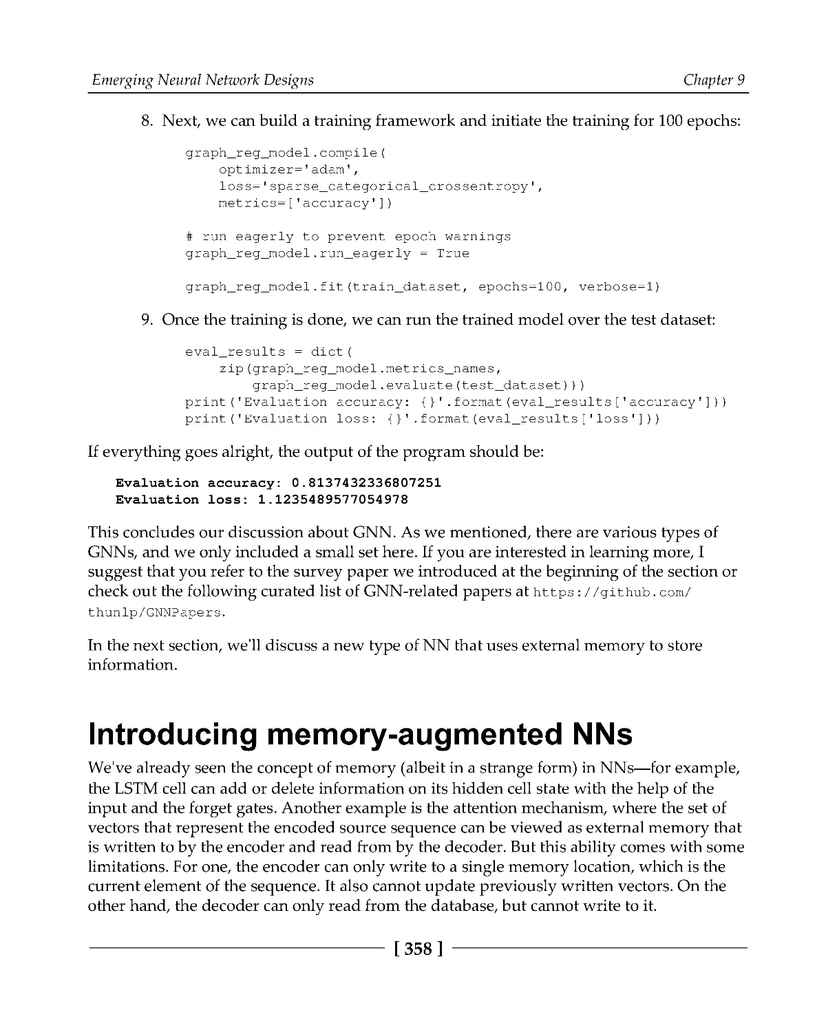 Introducing memory-augmented NNs