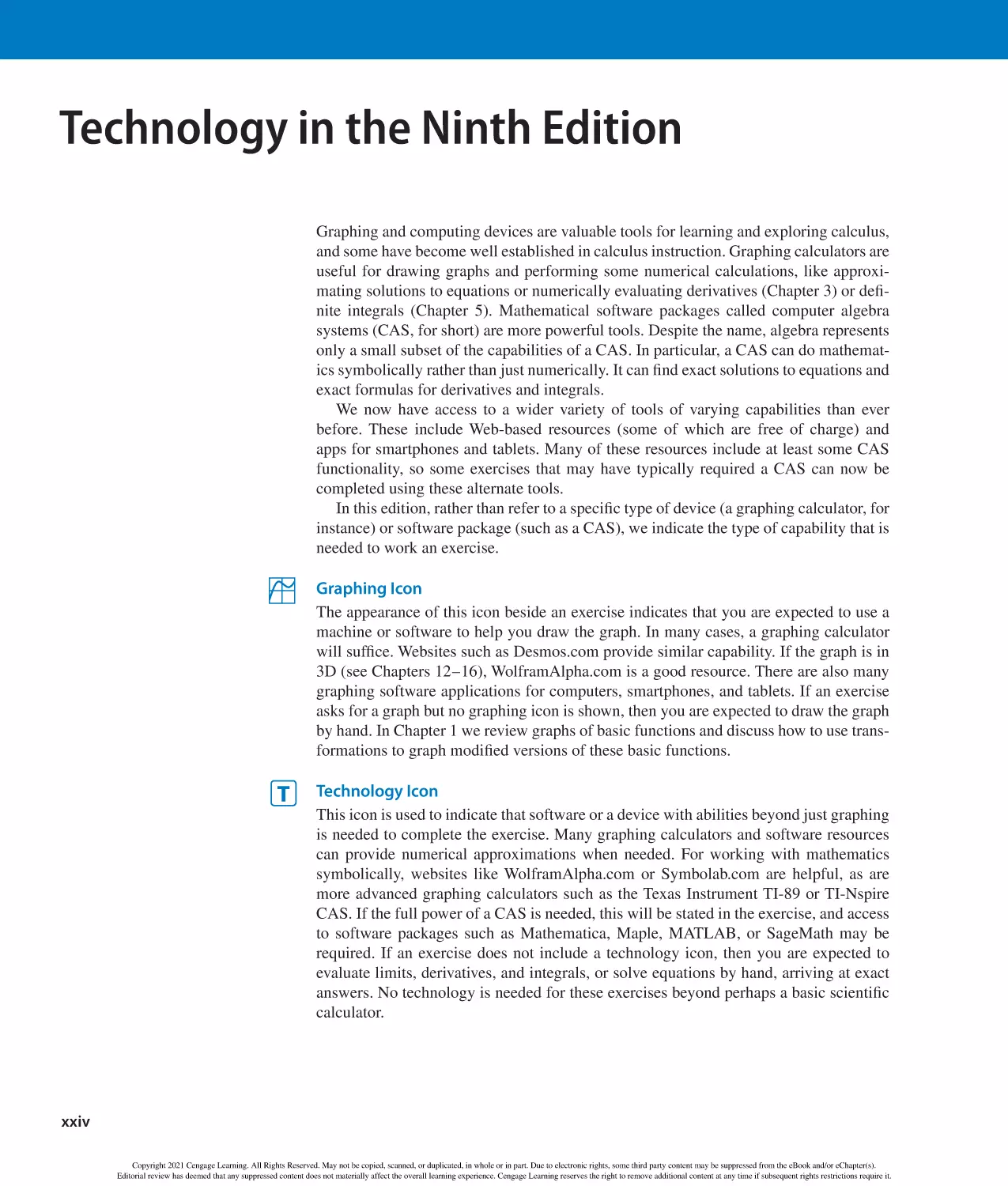 Technology in the Ninth Edition