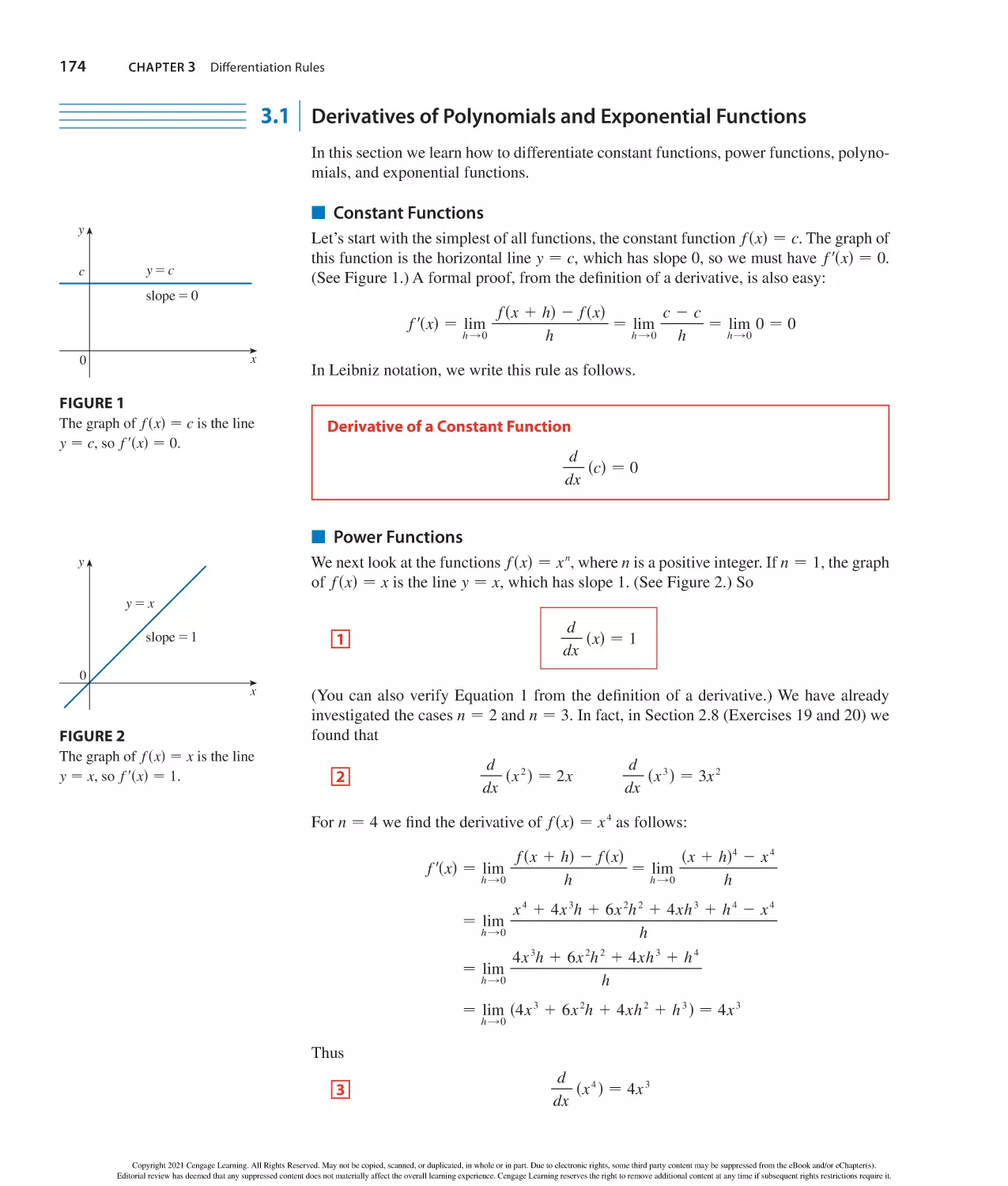 3.1 Derivatives of Polynomials and Exponential Functions