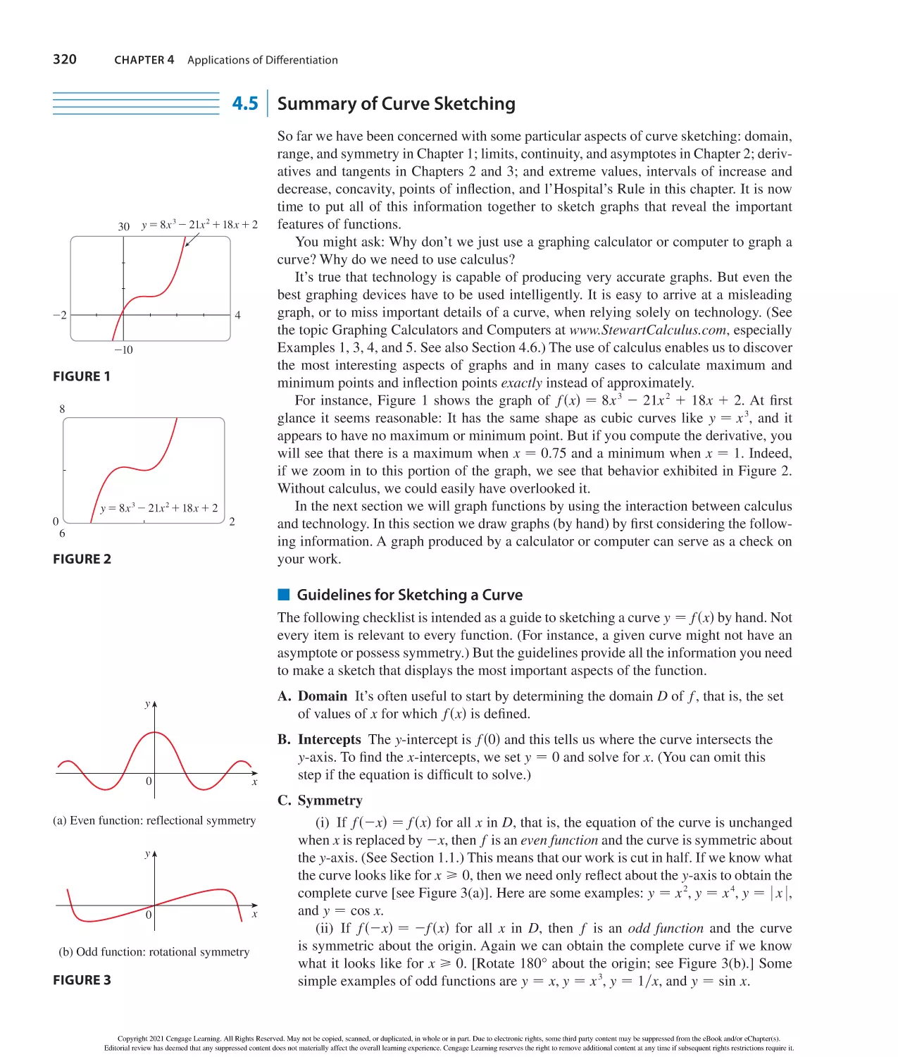4.5 Summary of Curve Sketching