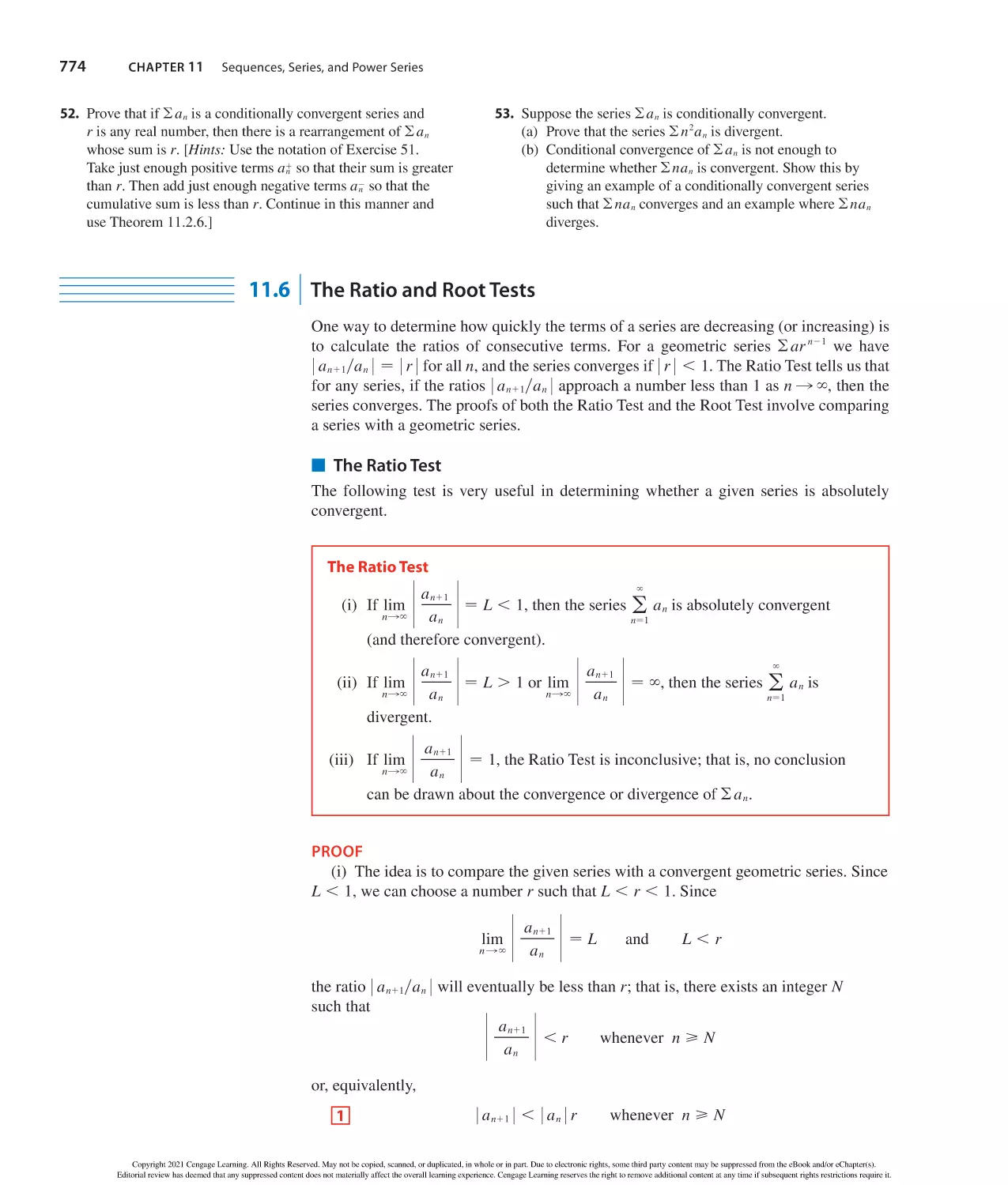 11.6 The Ratio and Root Tests