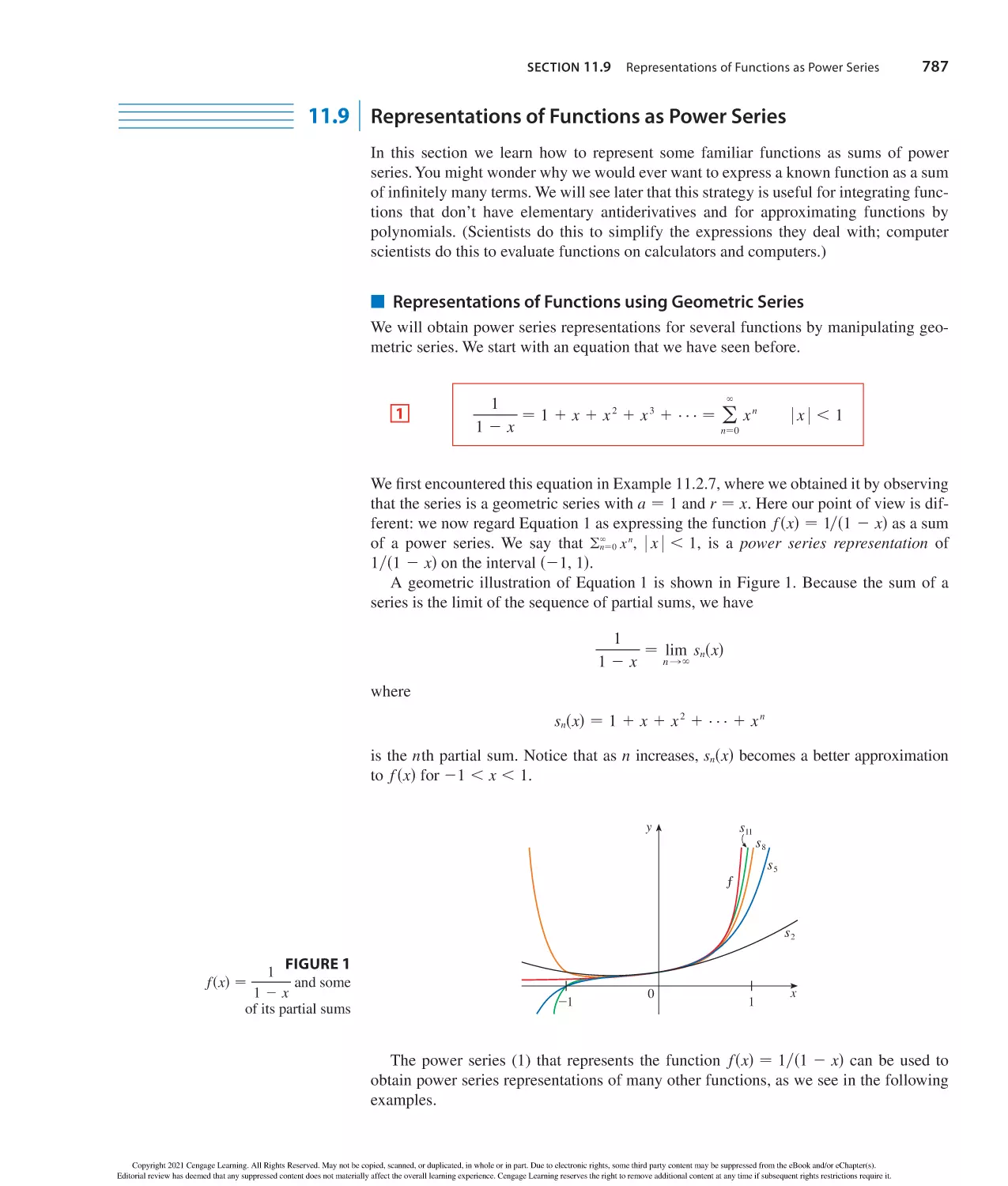 11.9 Representations of Functions as Power Series