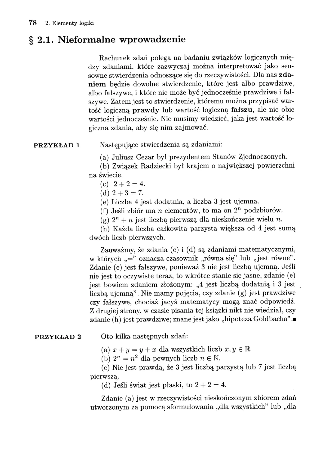 2.1. Nieformalne wprowadzenie