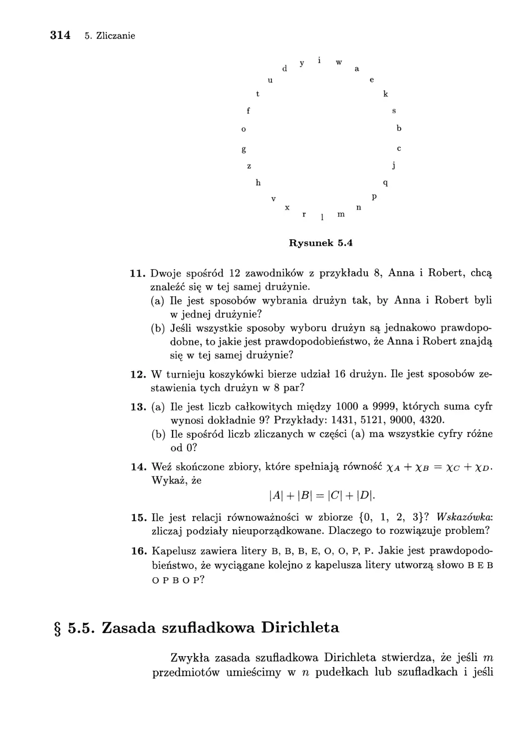 5.5. Zasada szufladkowa Dirichleta