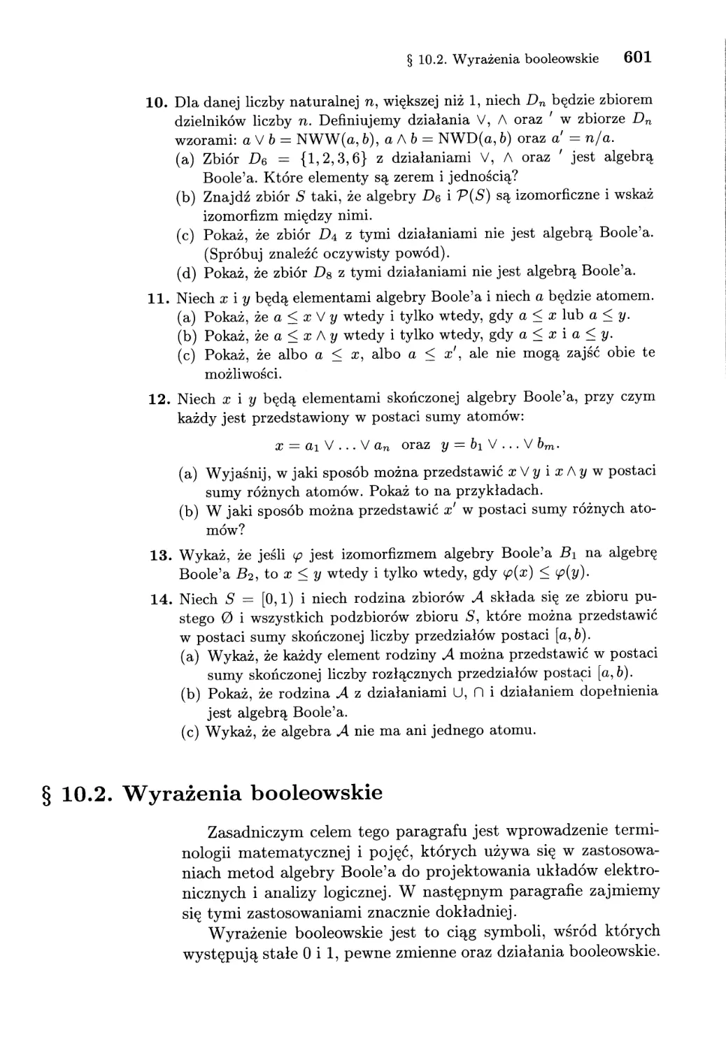 10.2. Wyrażenia booleowskie