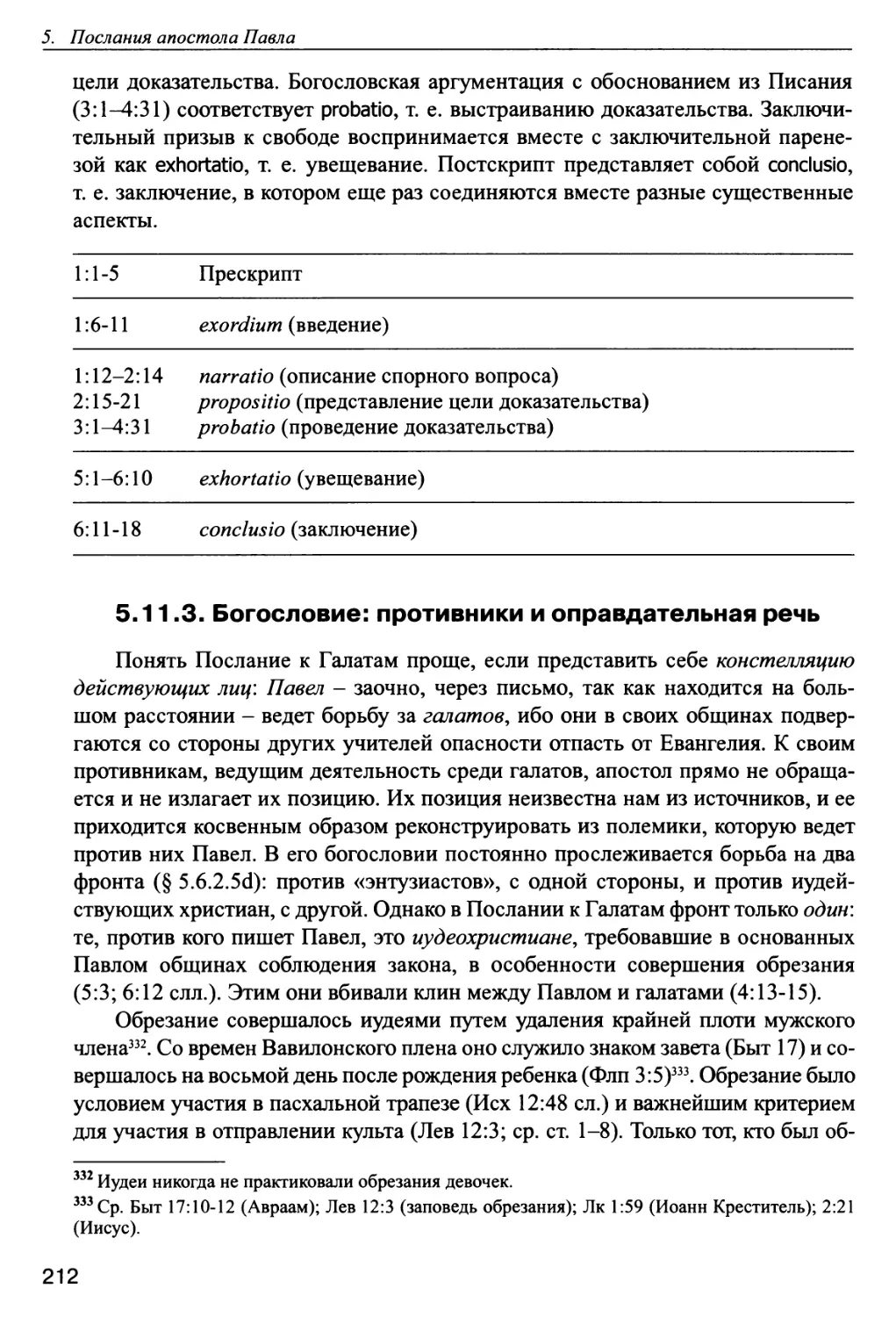 5.11.3. Богословие: противники и оправдательная речь