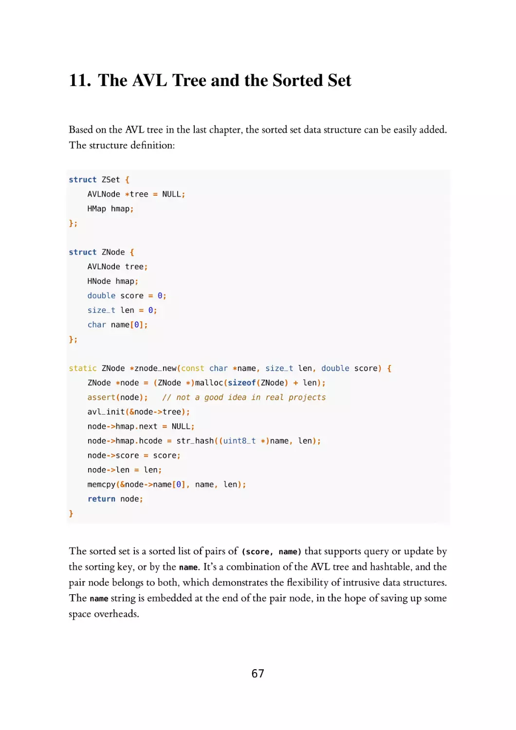 11. The AVL Tree and the Sorted Set