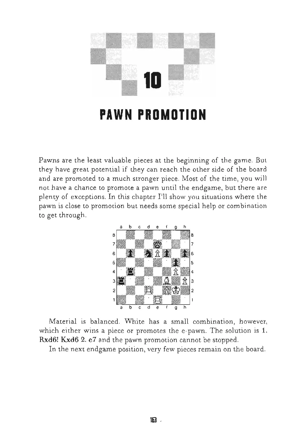 10 Pawn promotion