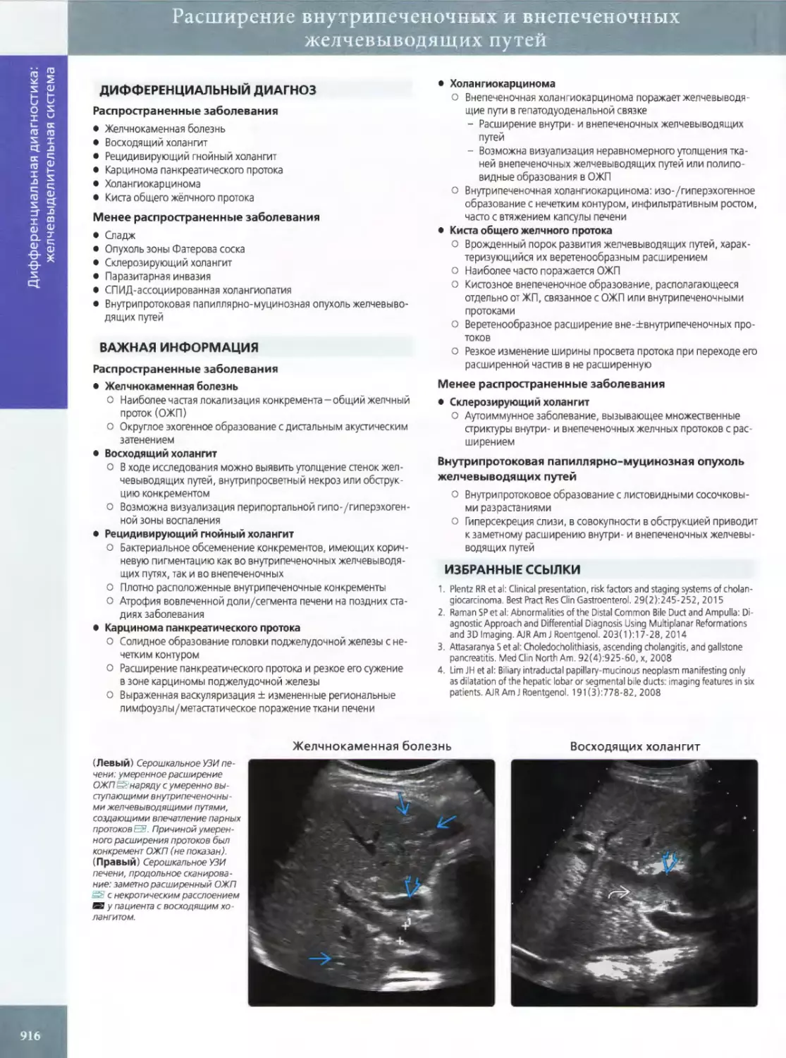 Расширение внутрииеченочных и внепеченочных желчевыводящих путей
ДИФФЕРЕНЦИАЛЬНЫЙ ДИАГНОЗ
ВАЖНАЯ ИНФОРМАЦИЯ
ИЗБРАННЫЕ ССЫЛКИ