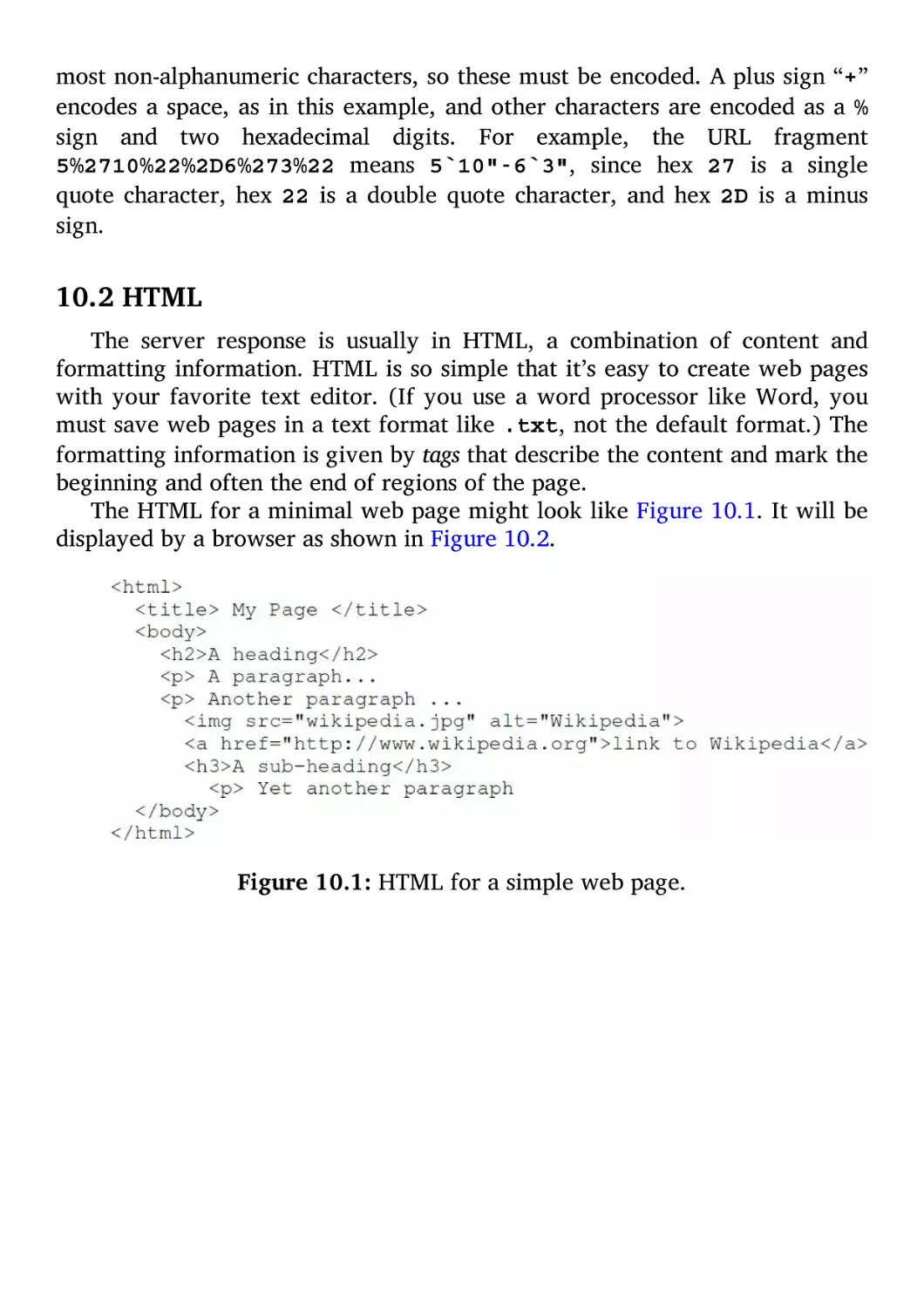 10.2 HTML