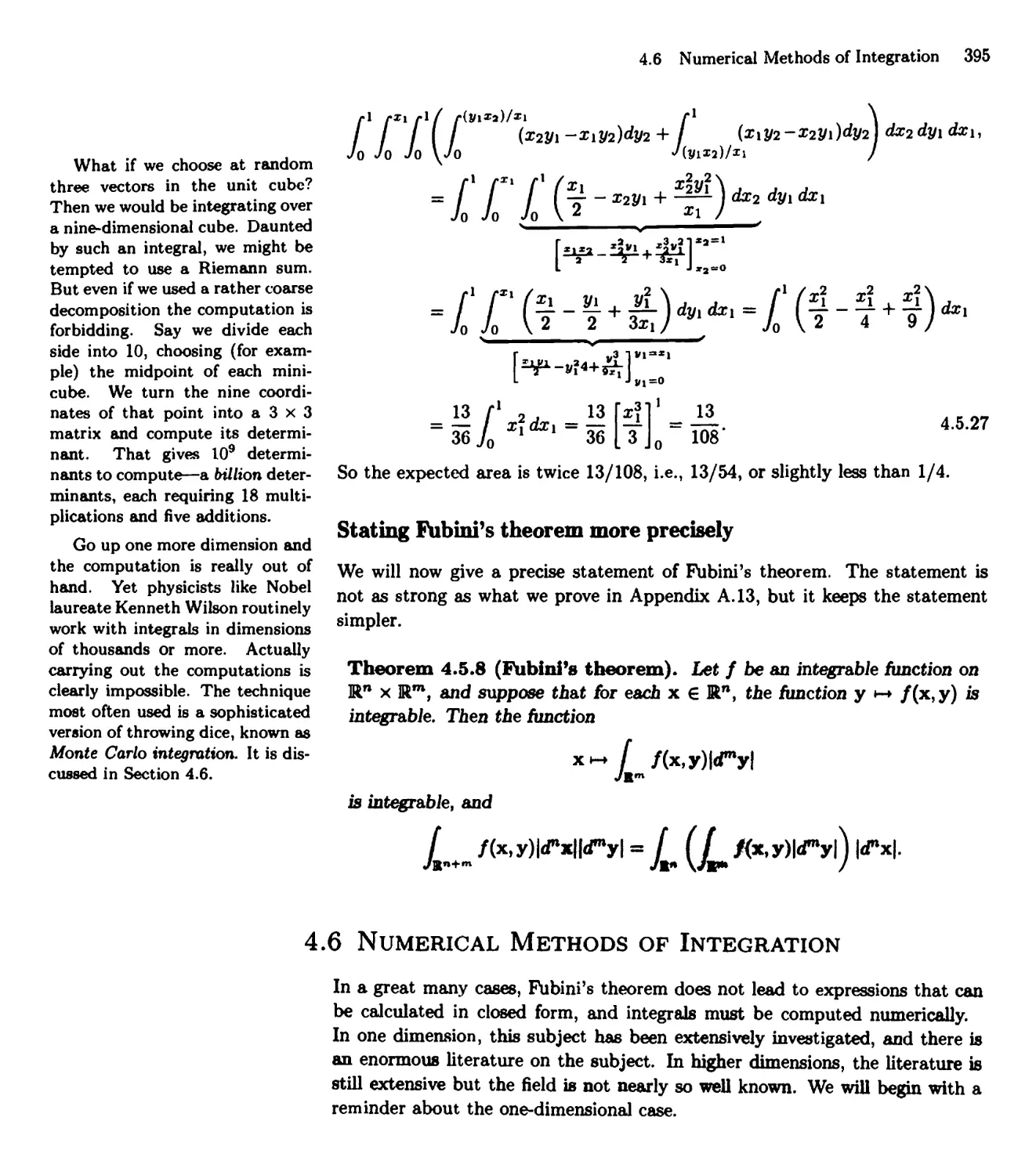 4.6 Numerical Methods of Integration