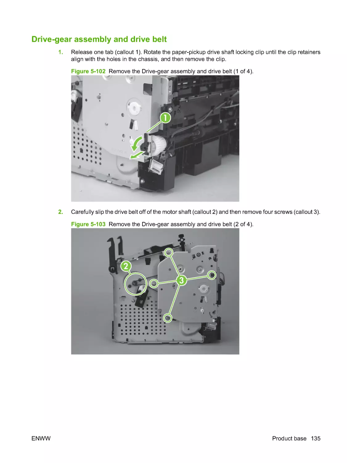 Drive-gear assembly and drive belt