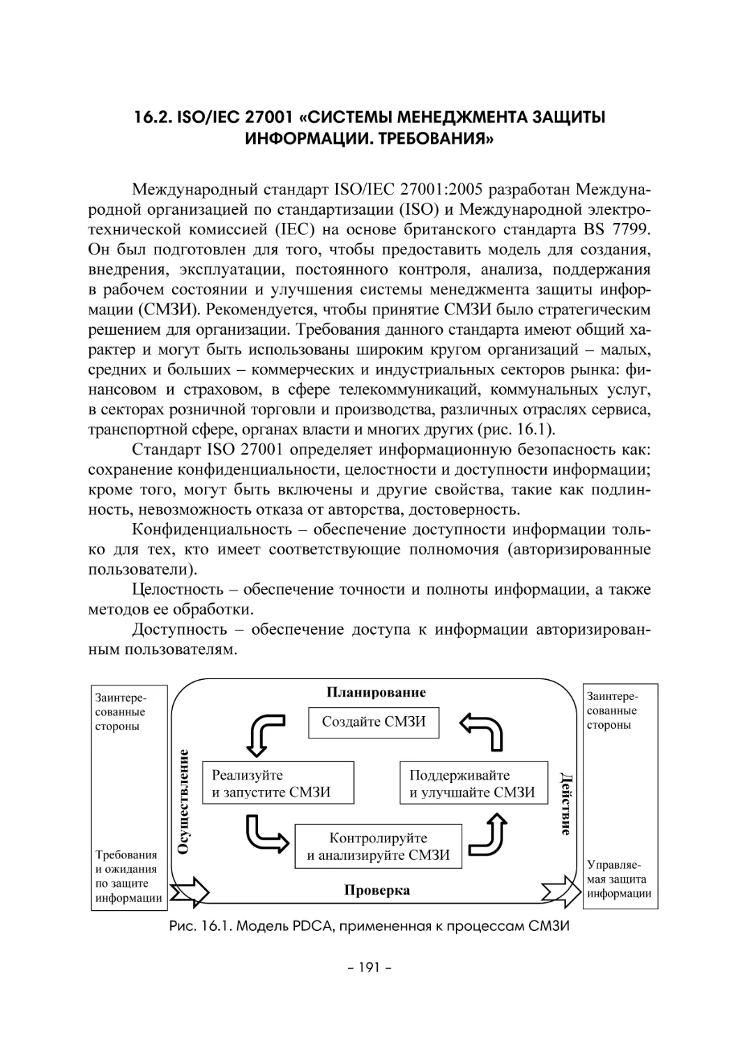 16.2. ISO/IEC 27001 «Системы менеджмента защиты информации. Требования»