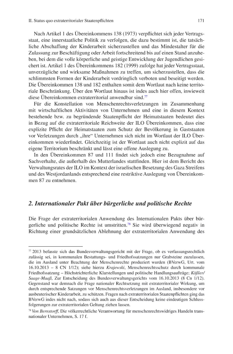 2. Internationaler Pakt über bürgerliche und politische Rechte