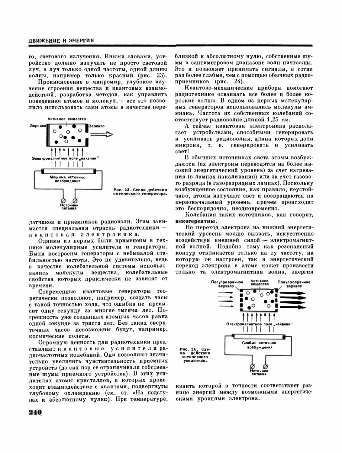 Квантово-механические радиоустройства