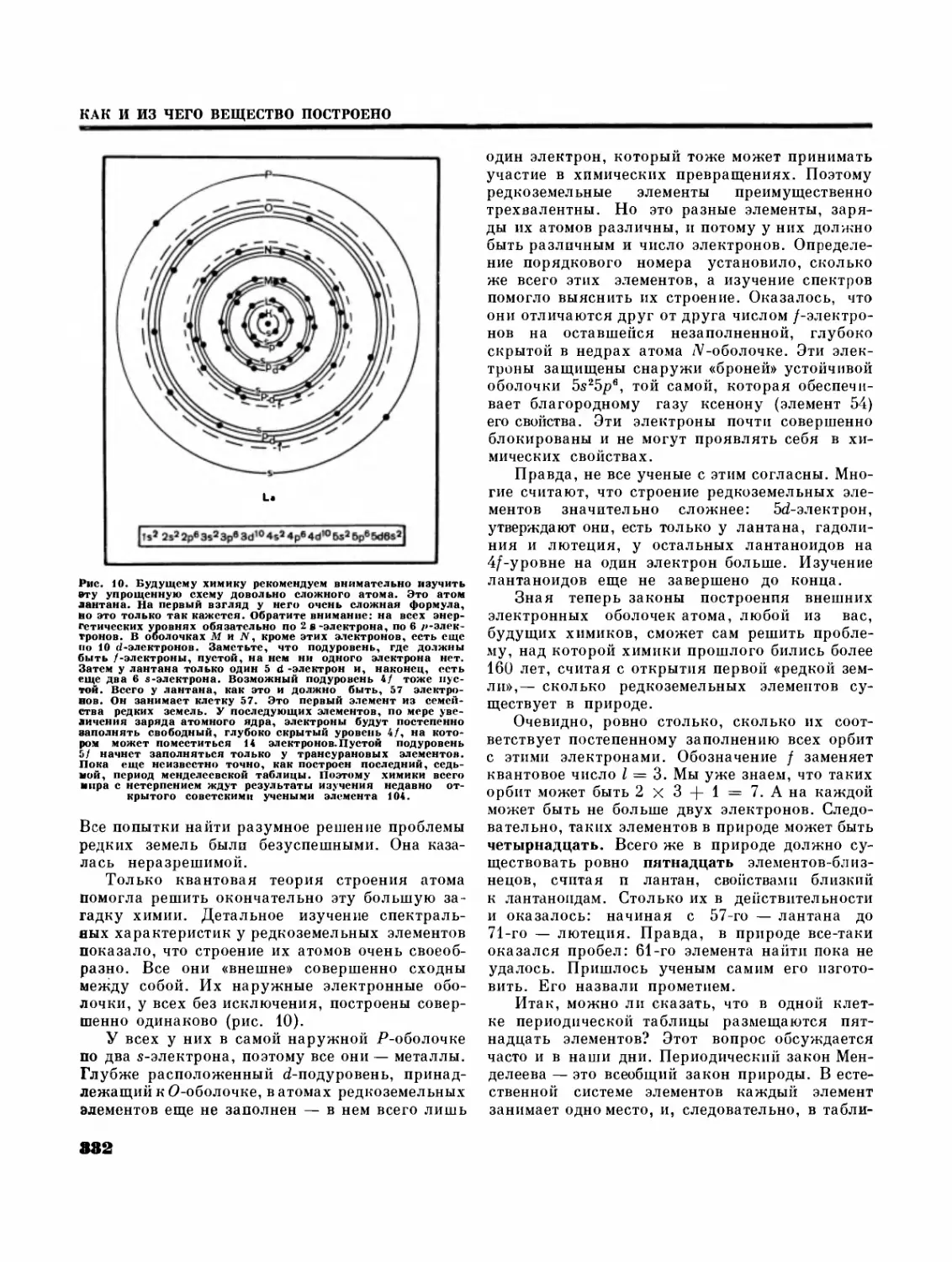 Сколько редкоземельных элементов в одной
клетке таблицы Менделеева?