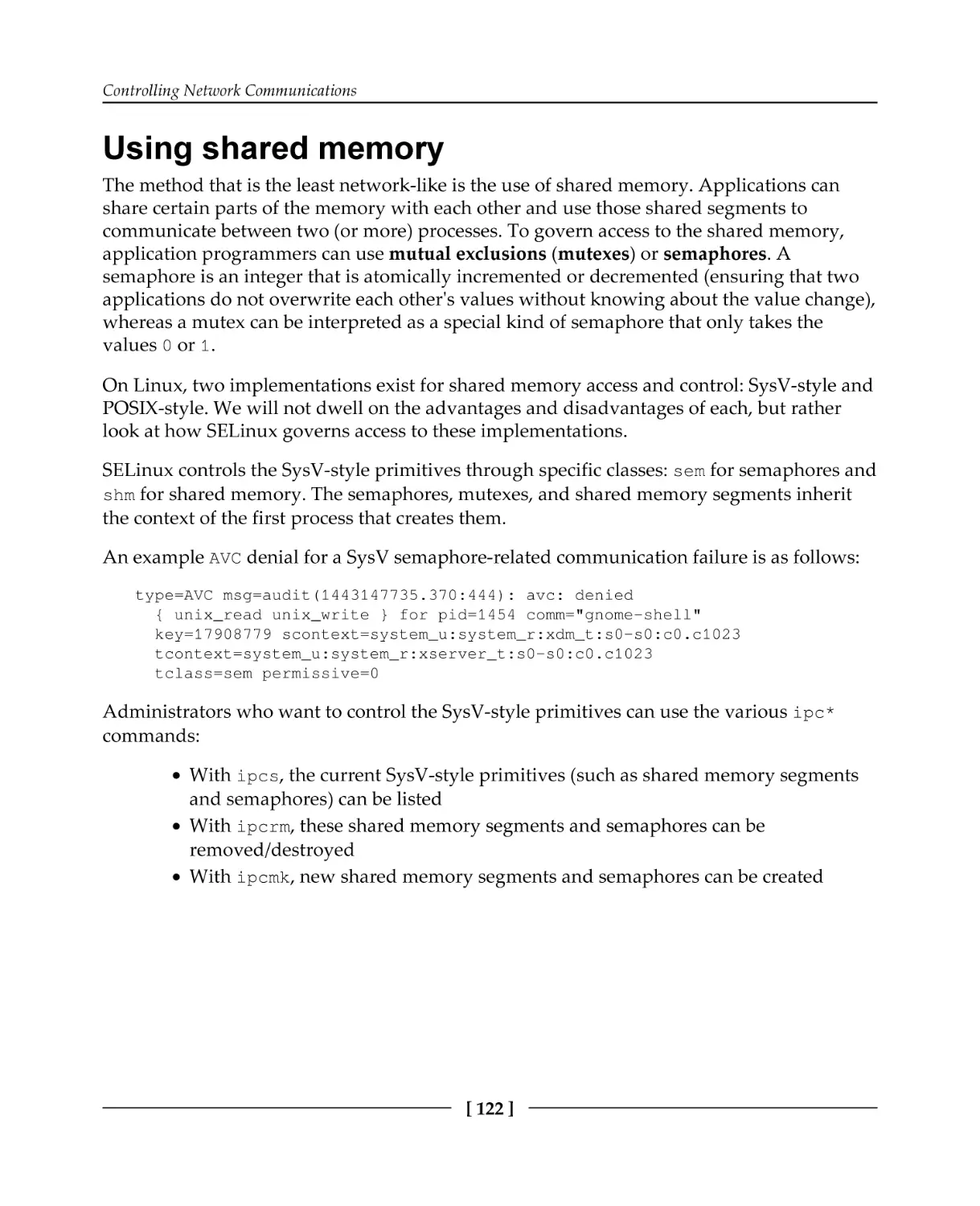 Using shared memory