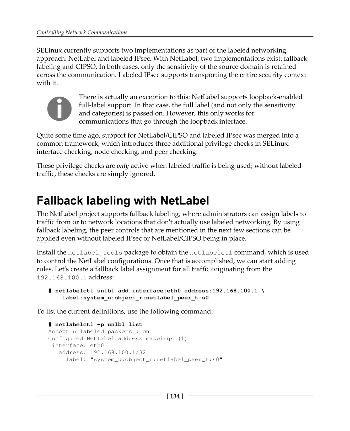 Fallback labeling with NetLabel