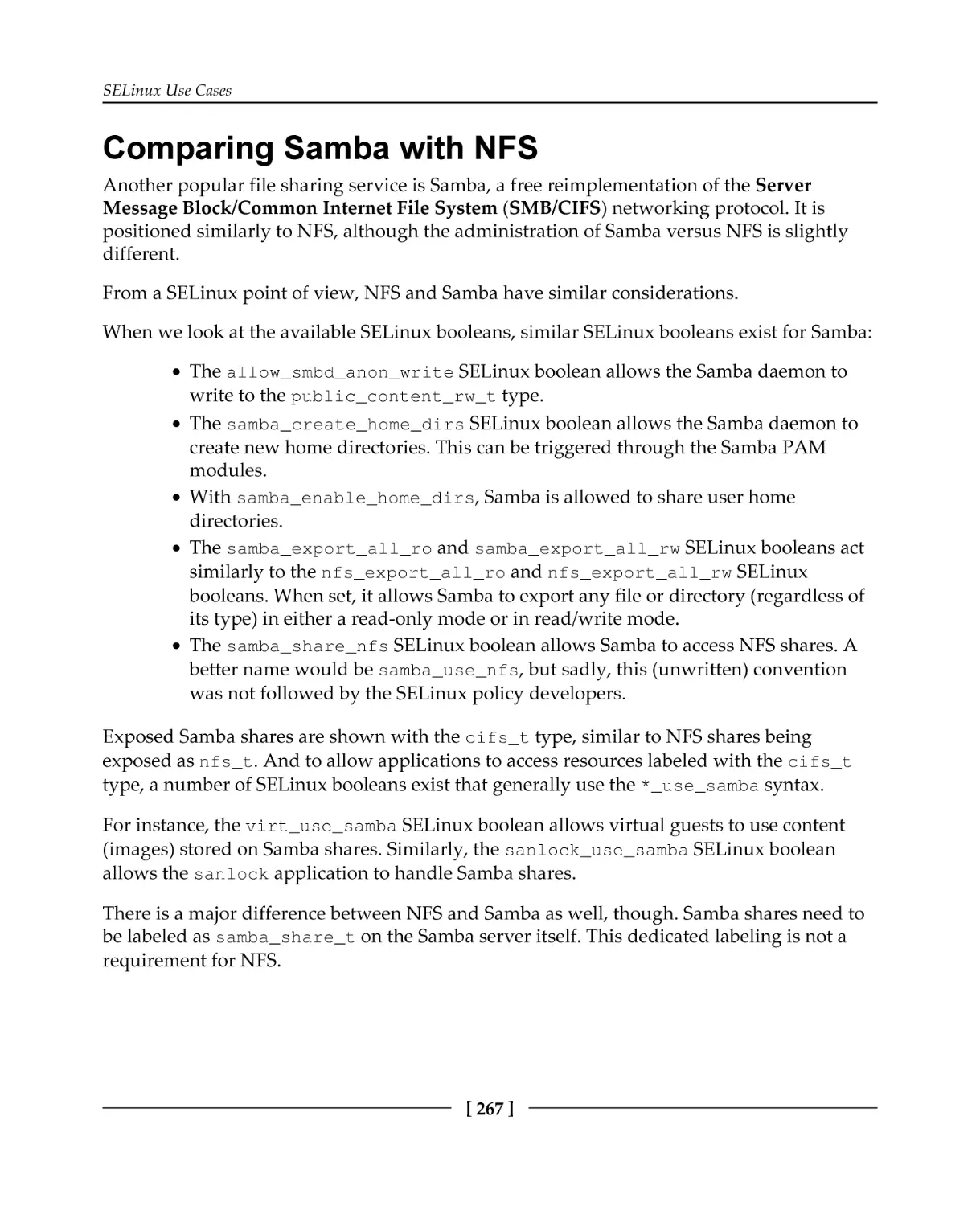 Comparing Samba with NFS
