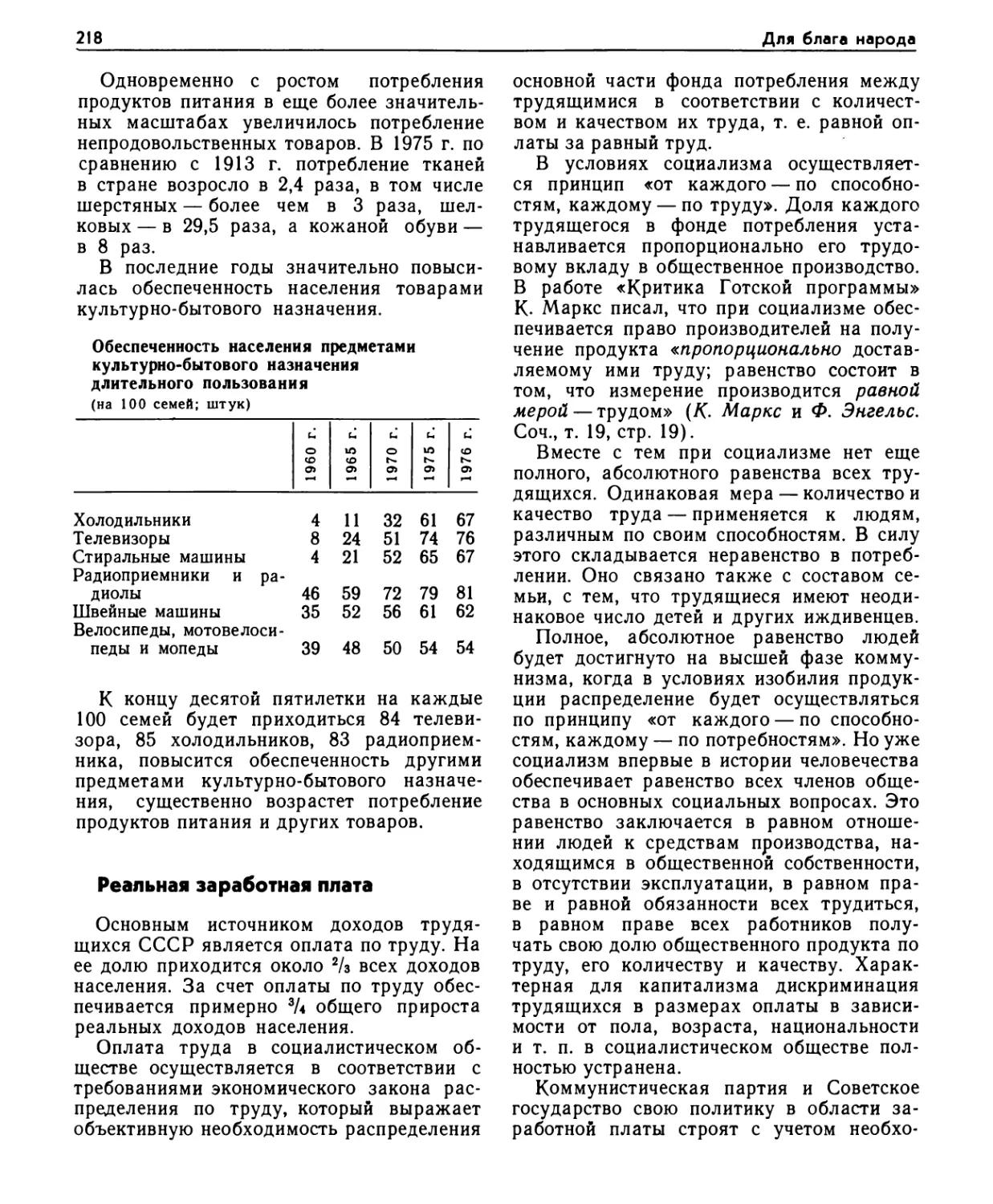 Реальная заработная плата.