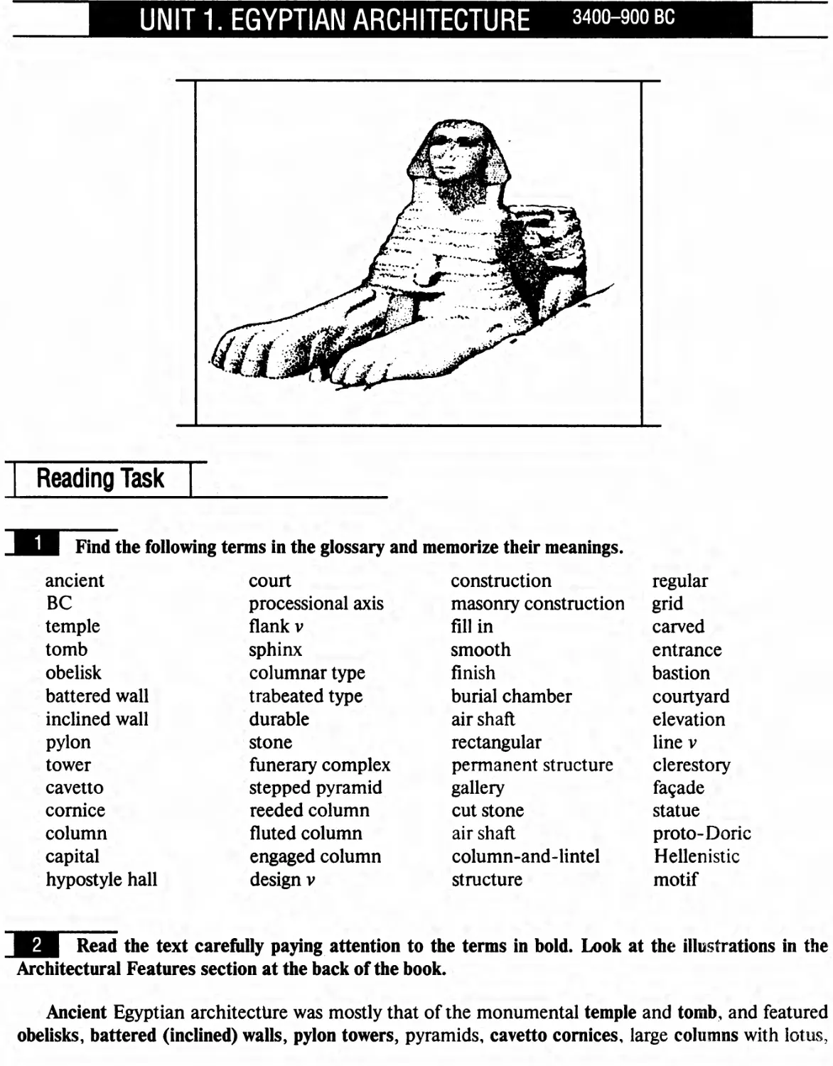 Section I. From Pyramids to Post-Modernism