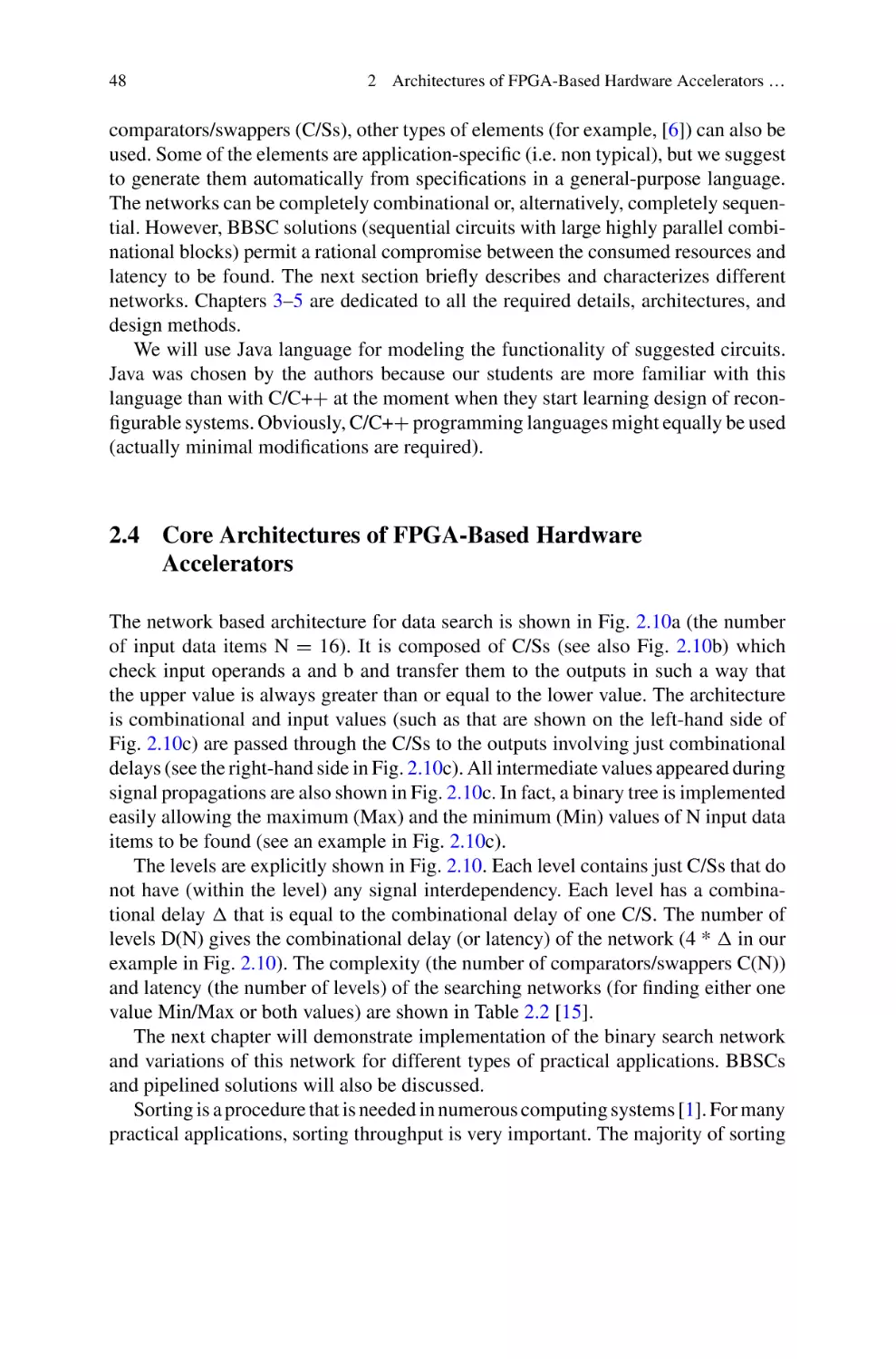 2.4 Core Architectures of FPGA-Based Hardware Accelerators