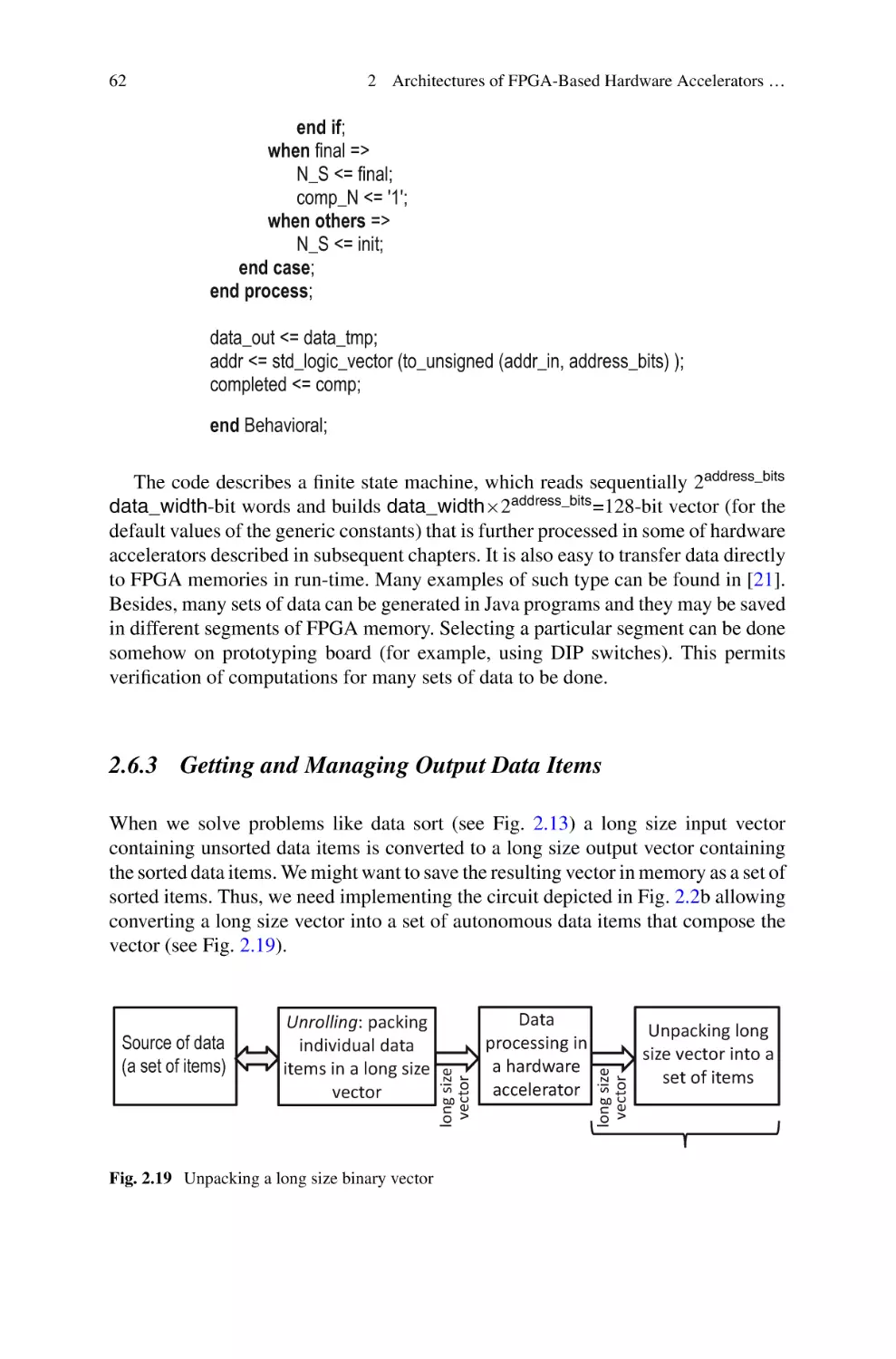 2.6.3 Getting and Managing Output Data Items