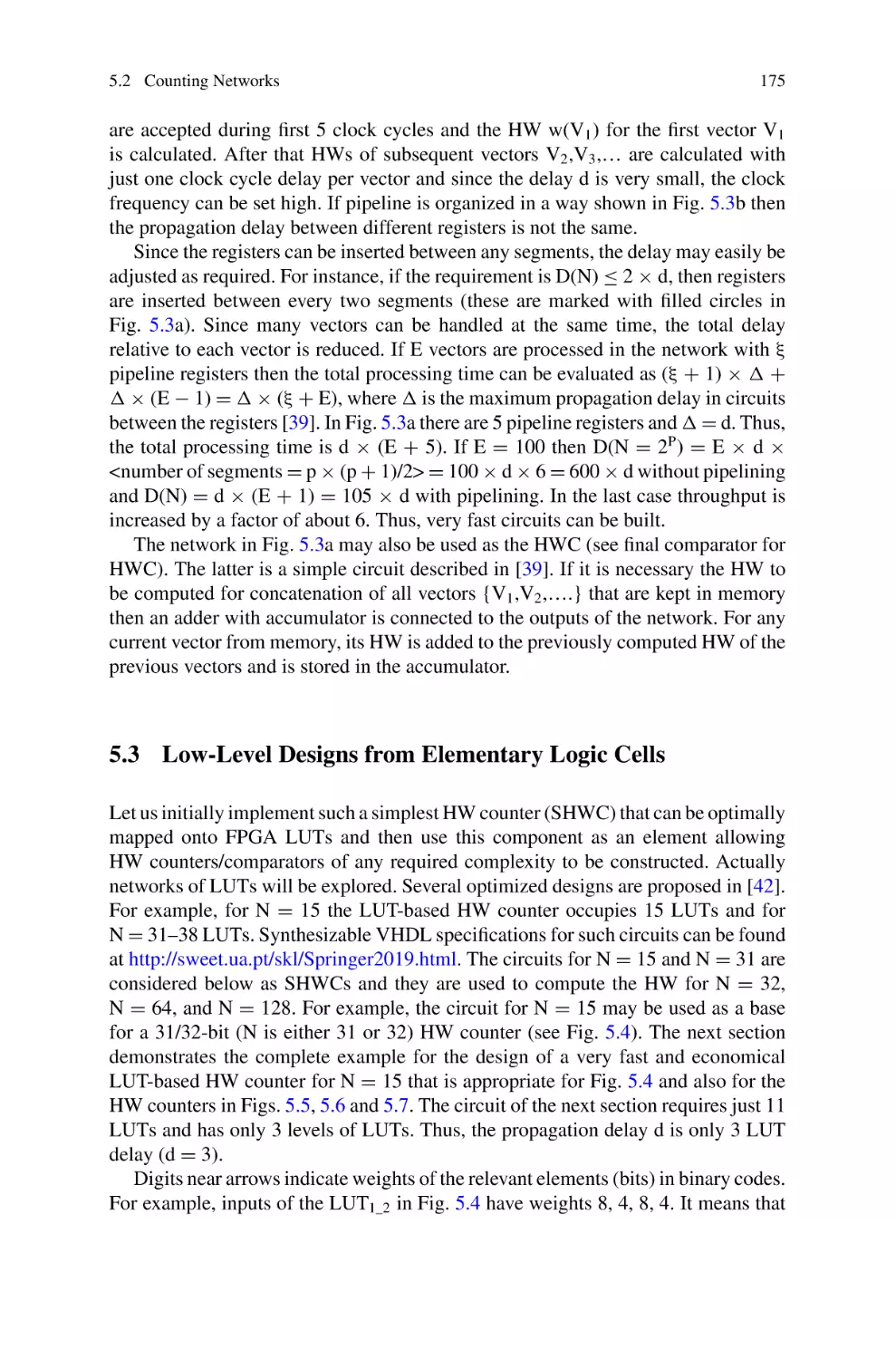 5.3 Low-Level Designs from Elementary Logic Cells