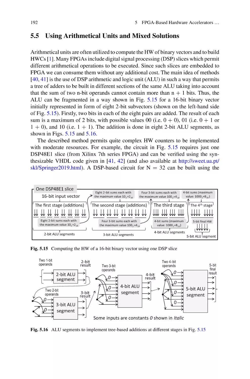 5.5 Using Arithmetical Units and Mixed Solutions