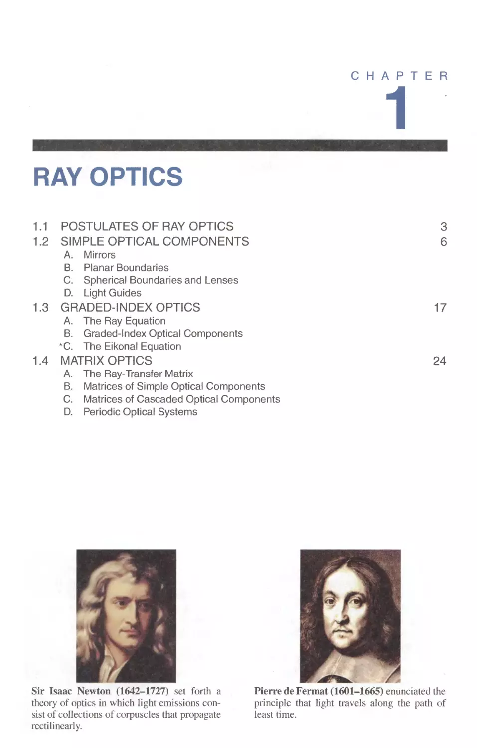 1 RAY OPTICS