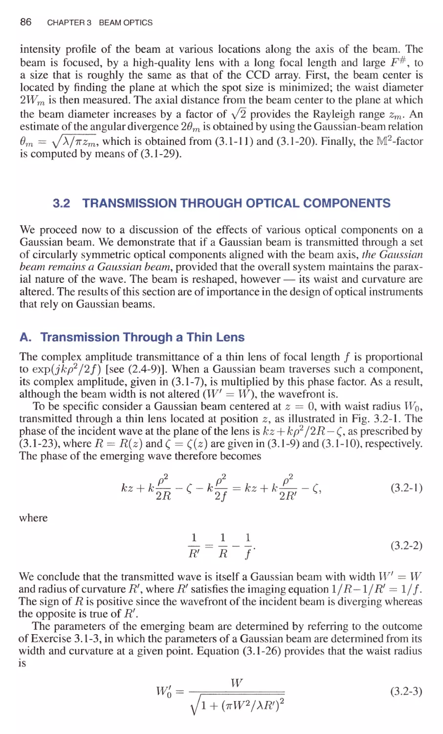 3.2 Transmission Through Optical Components