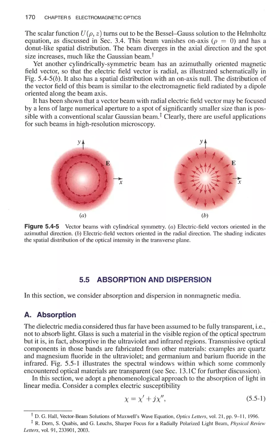 5.5 Absorption and Dispersion