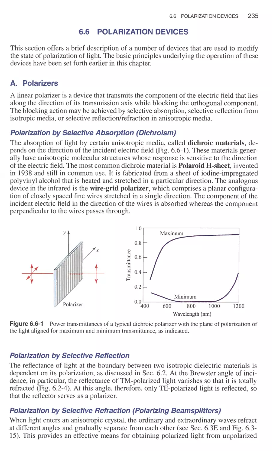 6.6 Polarization Devices