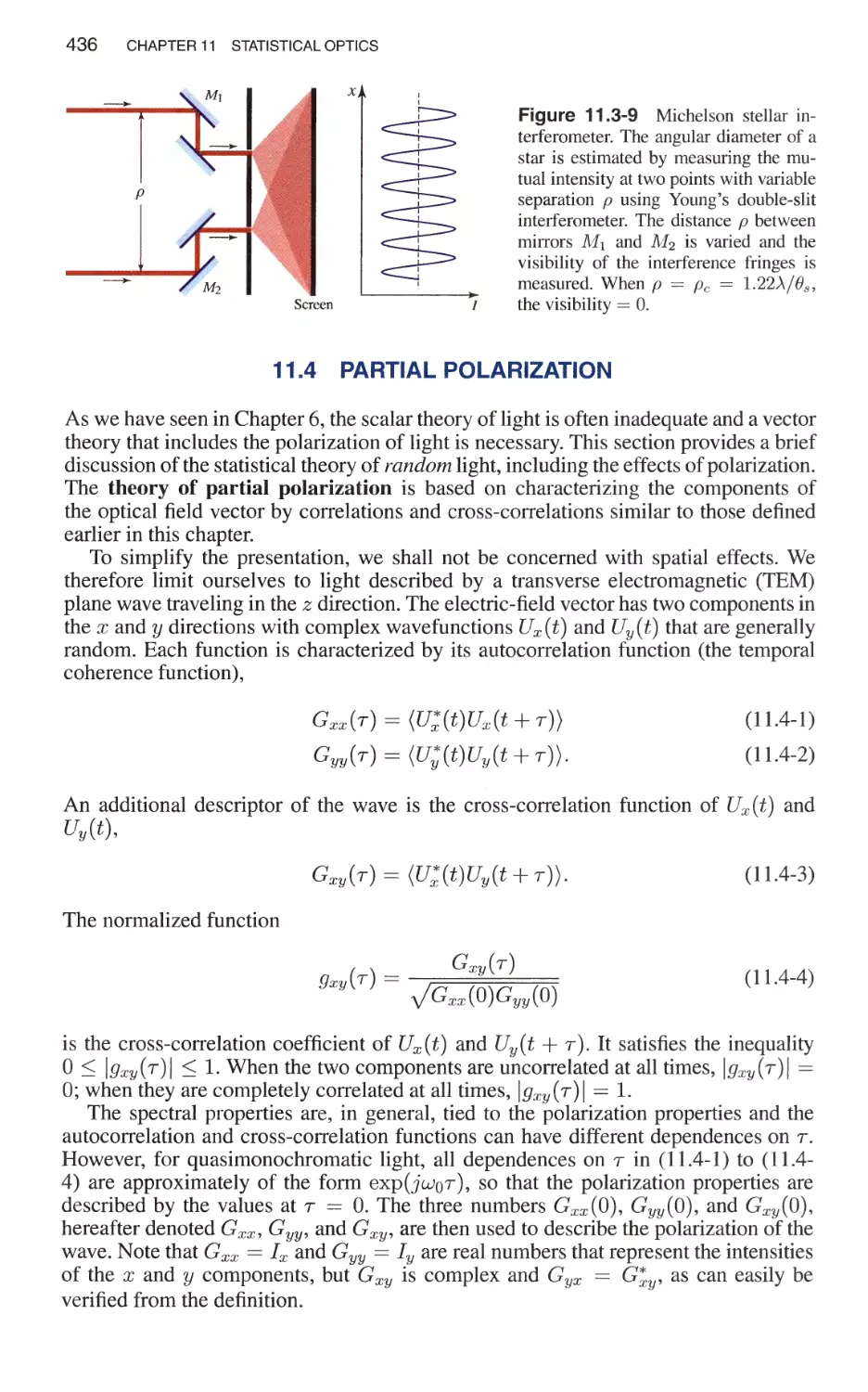 11.4 Partial Polarization