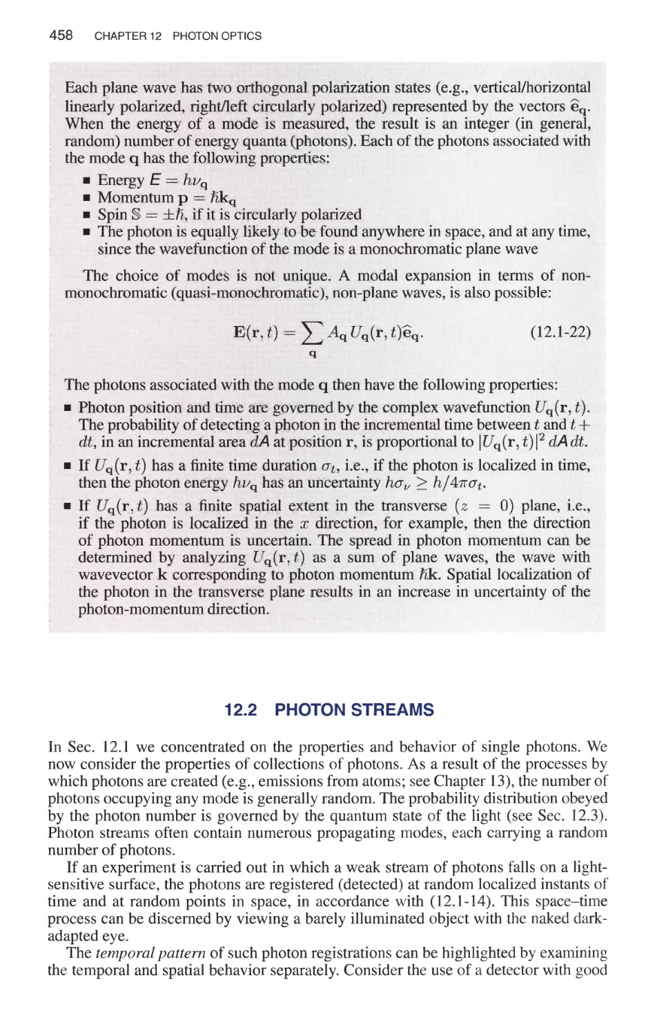 12.2 Photon Streams