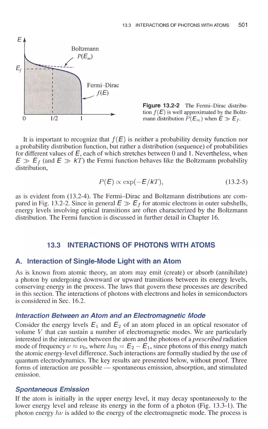 13.3 Interactions of Photons with Atoms