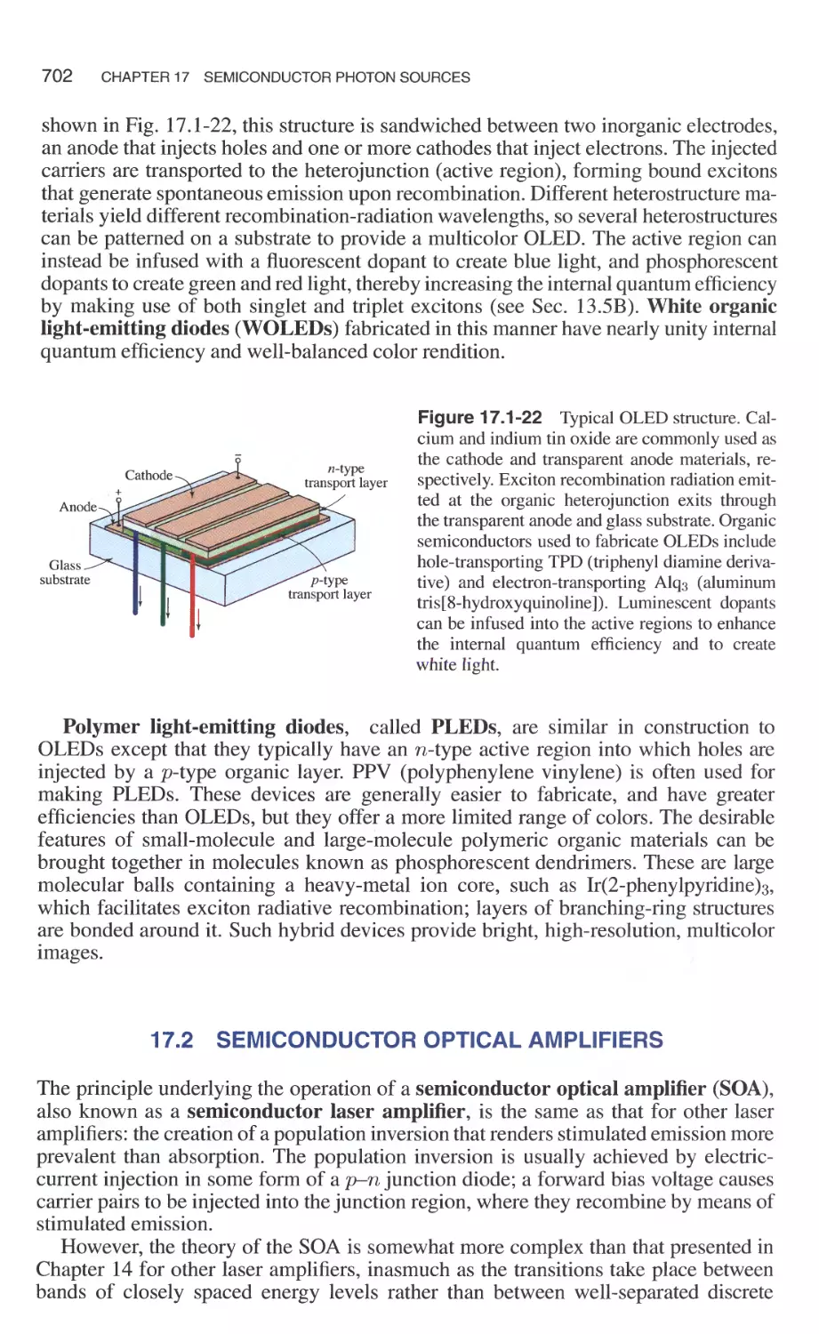 17.2 Semiconductor Optical Amplifiers