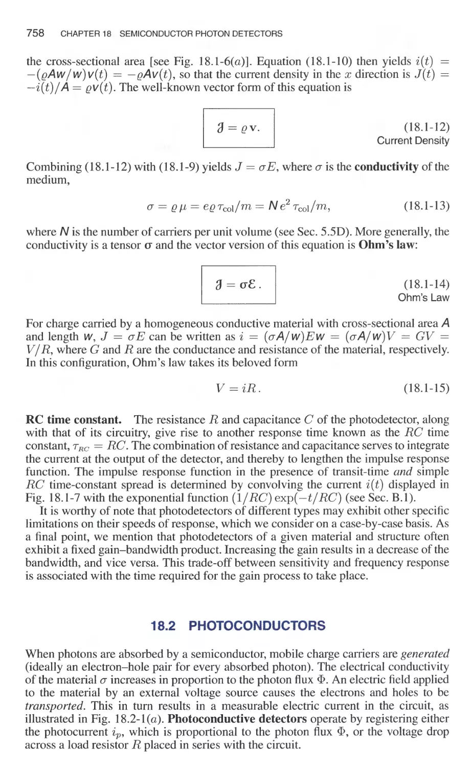 18.2 Photoconductors