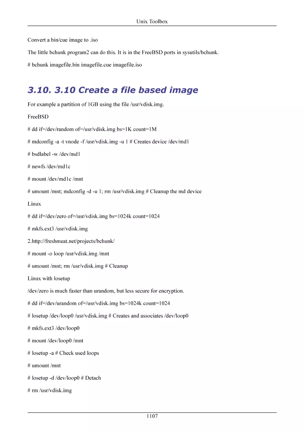 3.10 Create a file based image