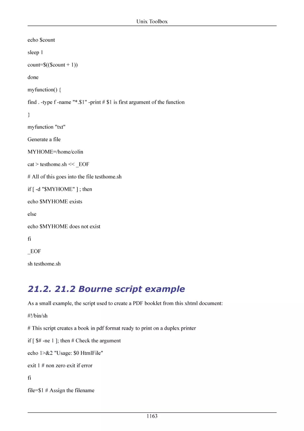21.2 Bourne script example